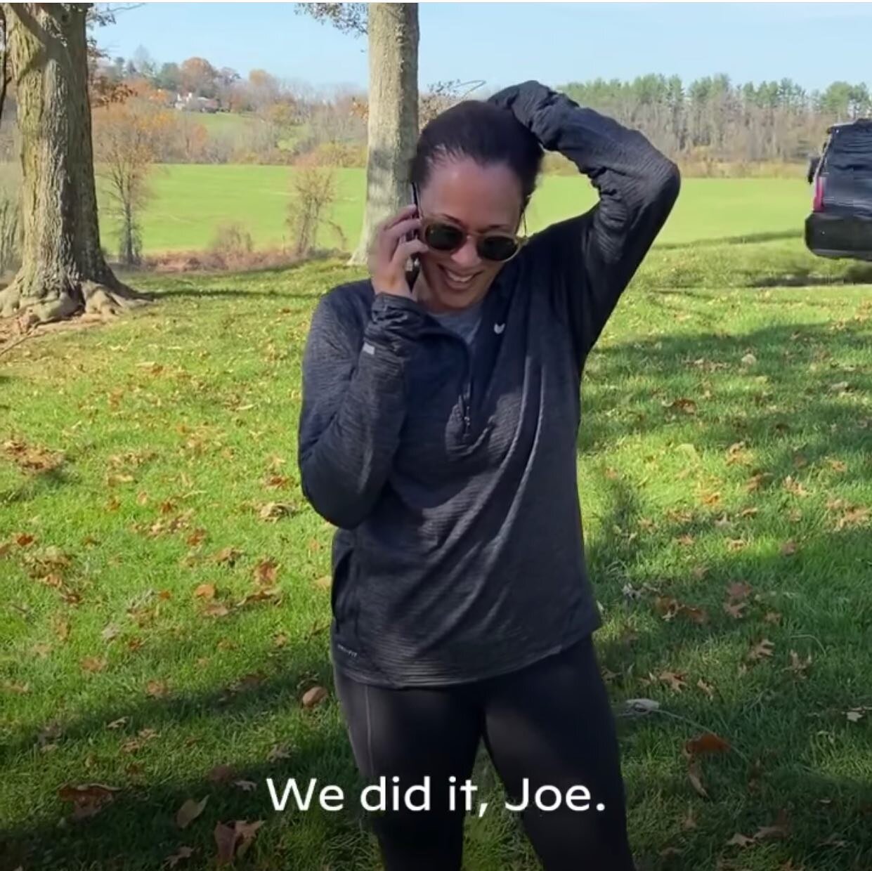 &ldquo;We did it, Joe&rdquo;
This video at @kamalaharris 🙌
