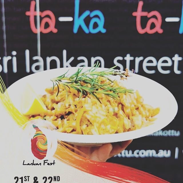 @takatakakottu  serving Sri Lankan deliciousness one plate at a time. At this years Lankan Fest. #srilankanrestaurant #srilanka #lankanfest #lf2020 #festivalofsrilanka #visitdocklands #docklands