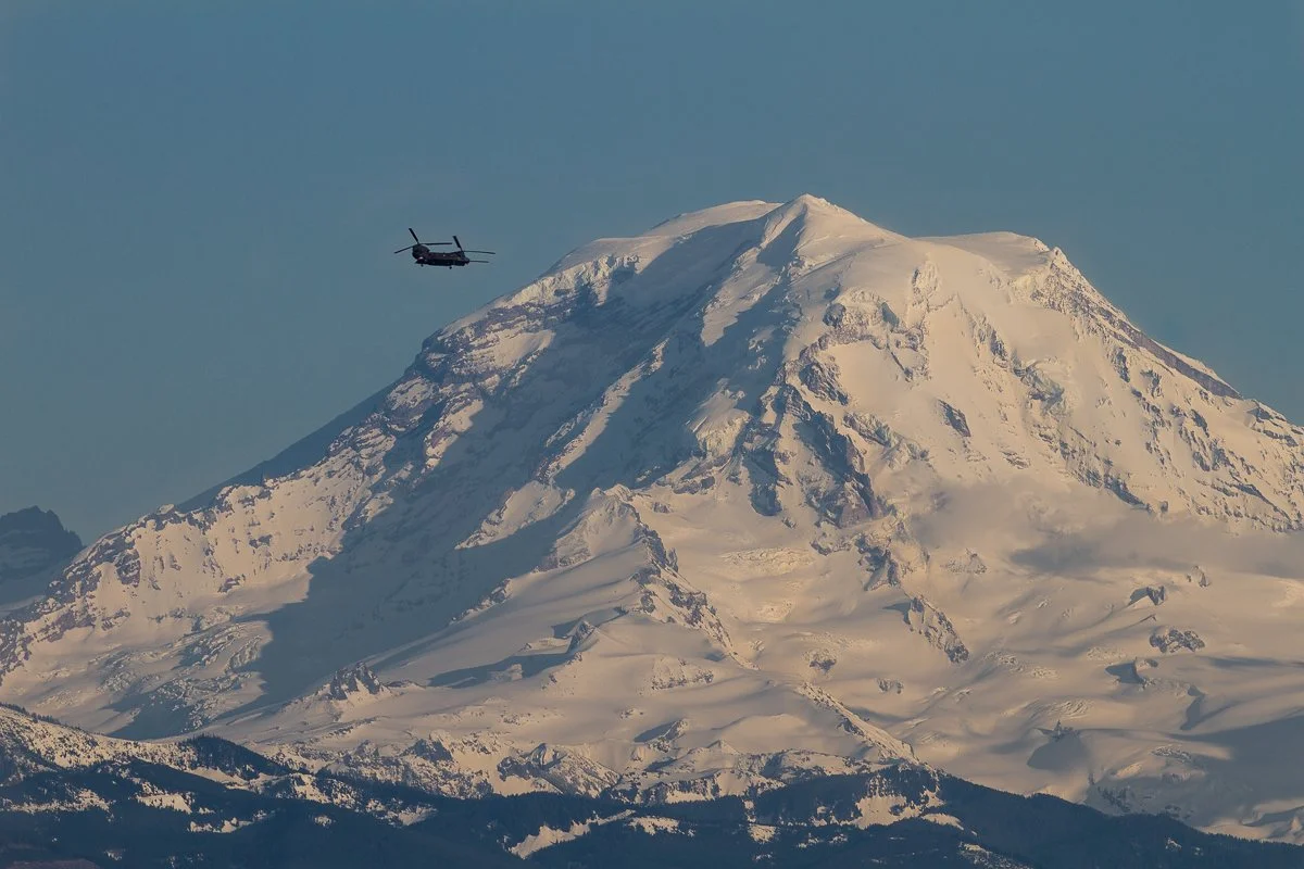 Training near Mt Rainier WA