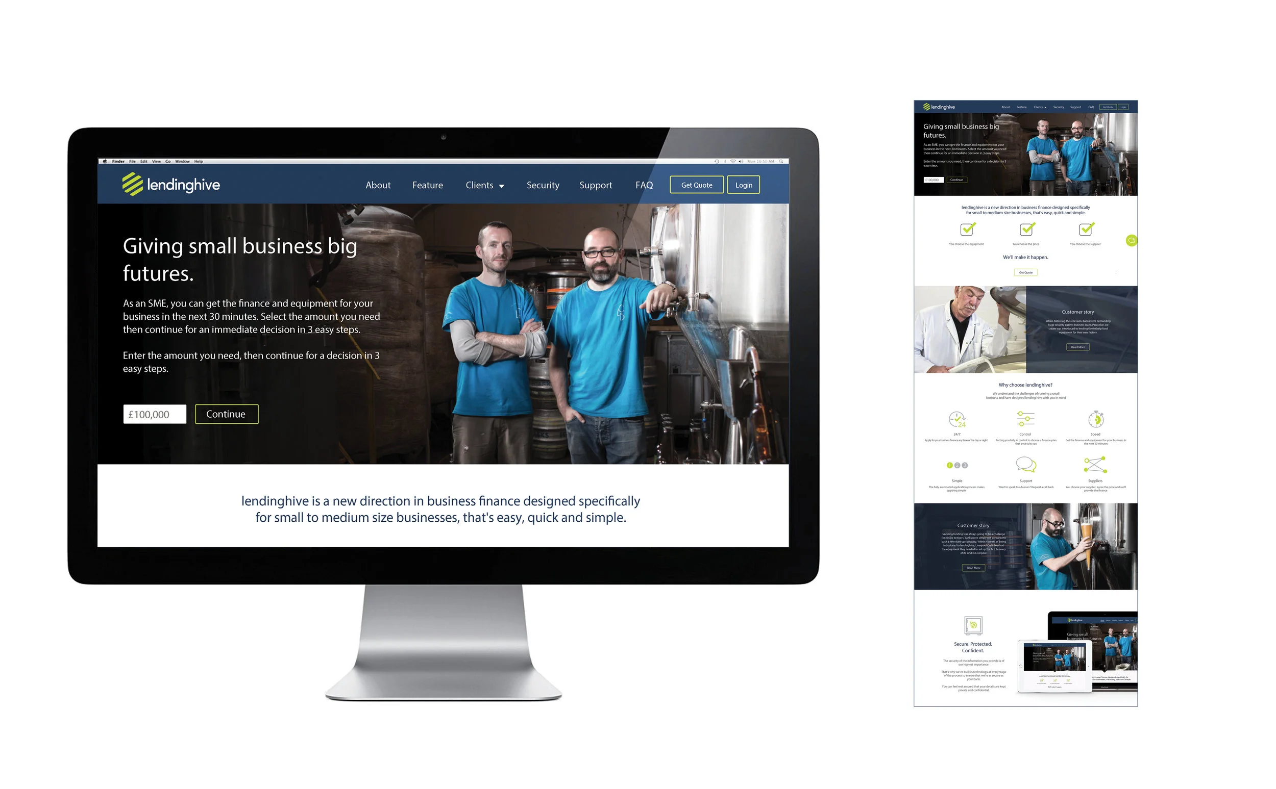   A brand champion for small businesses.   It’s widely recognised that small businesses are crucial to economic success, however potential growth is often stifled by the lack of access to finance, the red tape and the time and hassle required to comp