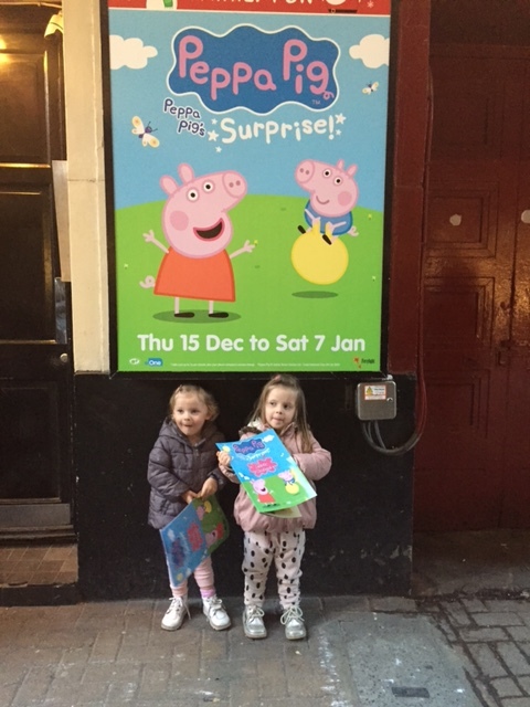 Winnie and Florence after the show