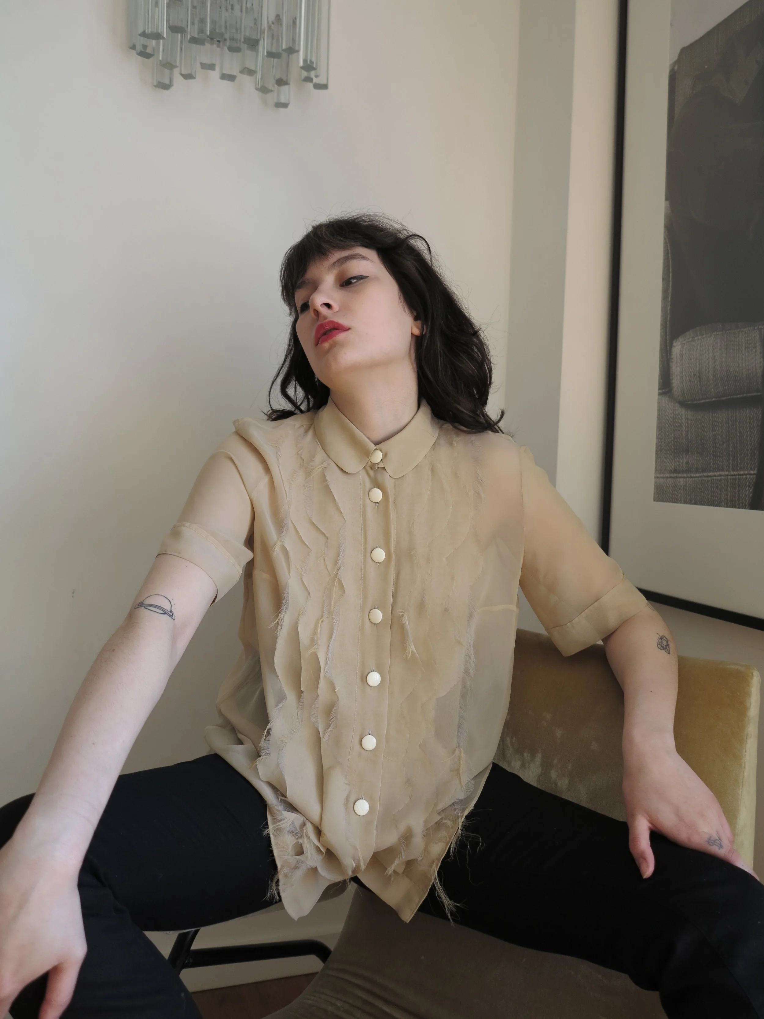 Chloé Short Sleeve Blouse