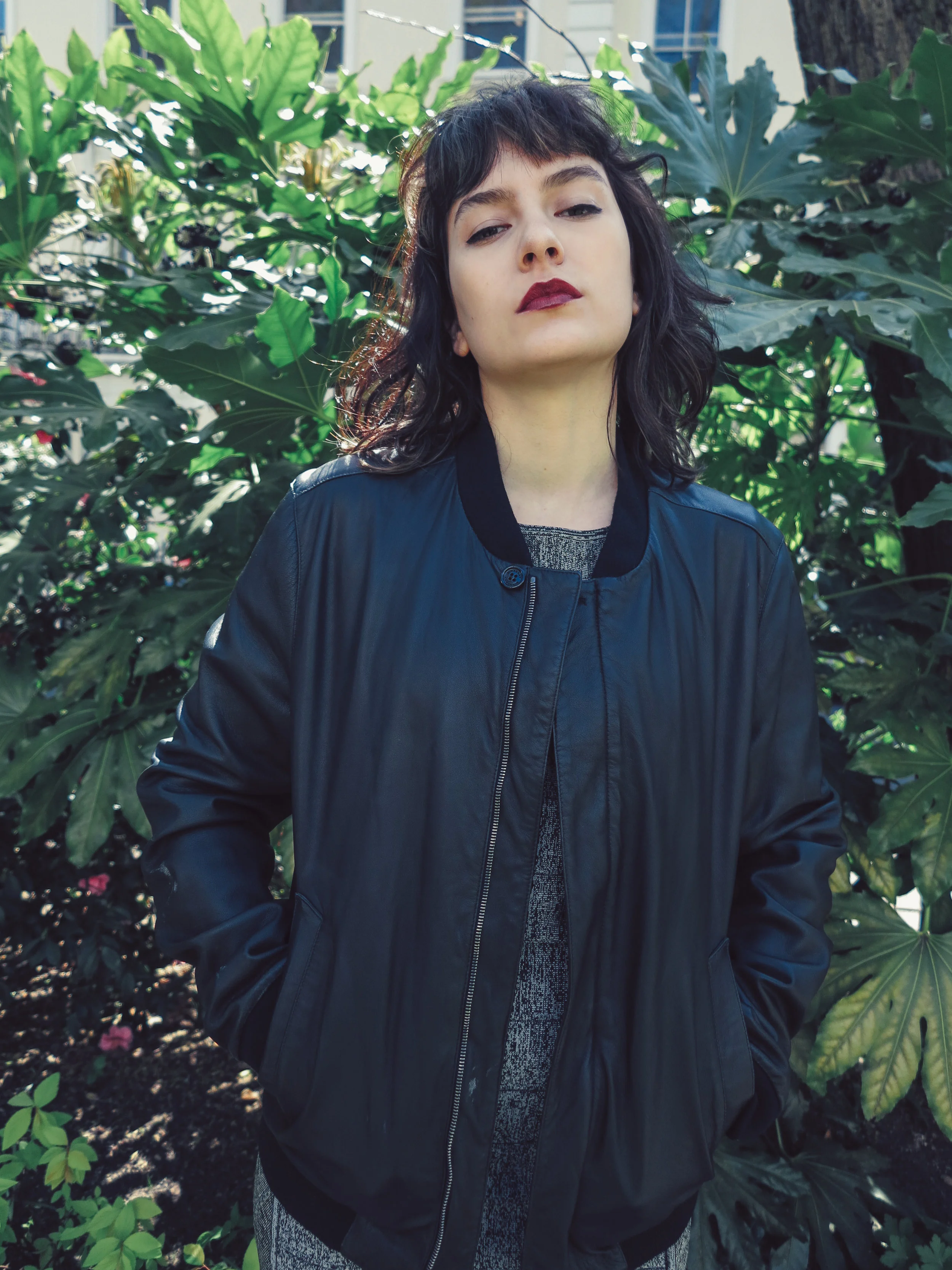 Burberry Leather Bomber