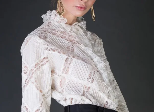 VINTAGE* Victorian Lace shirt