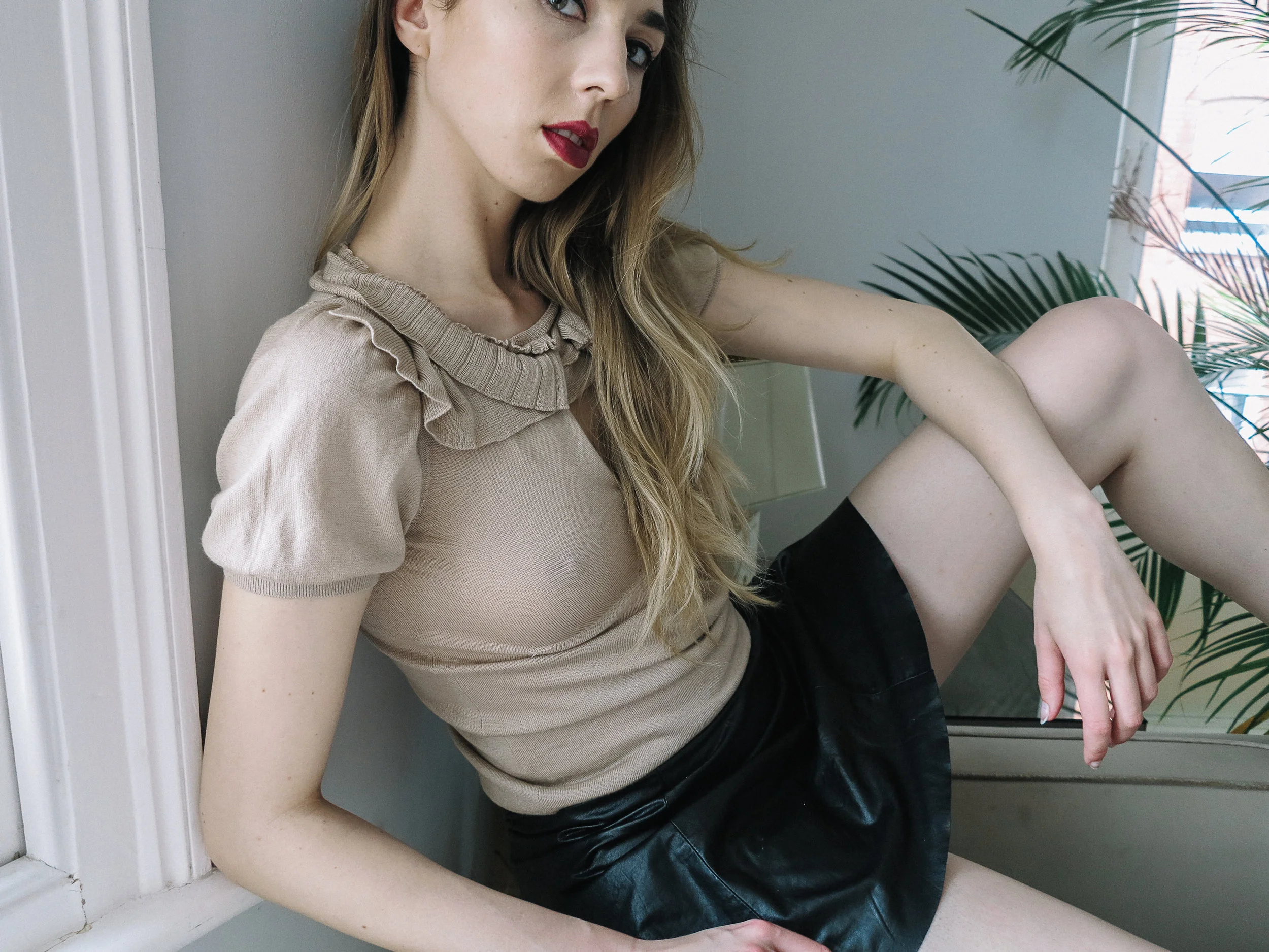 PRADA knitted t-shirt