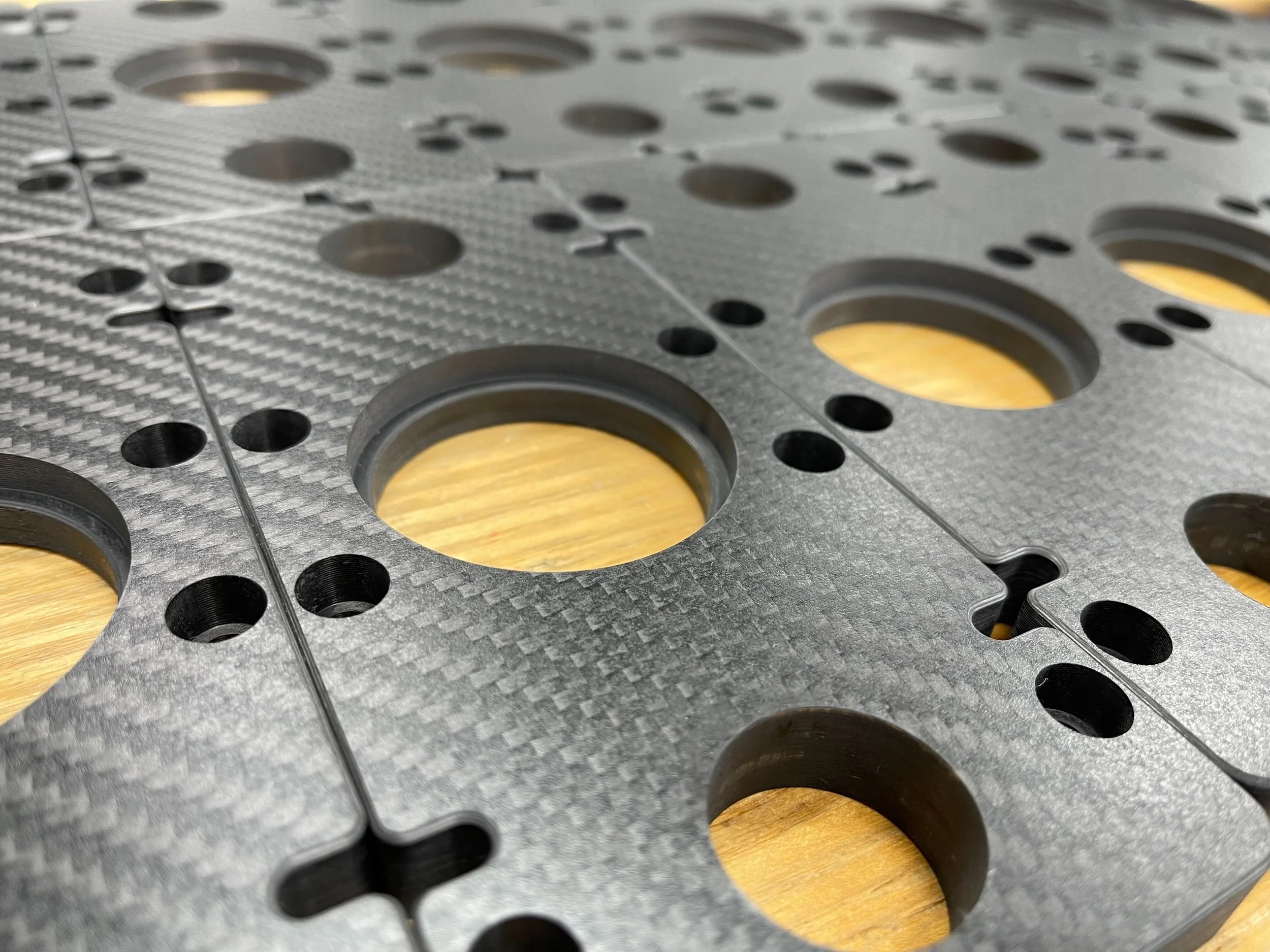 Composite production machining