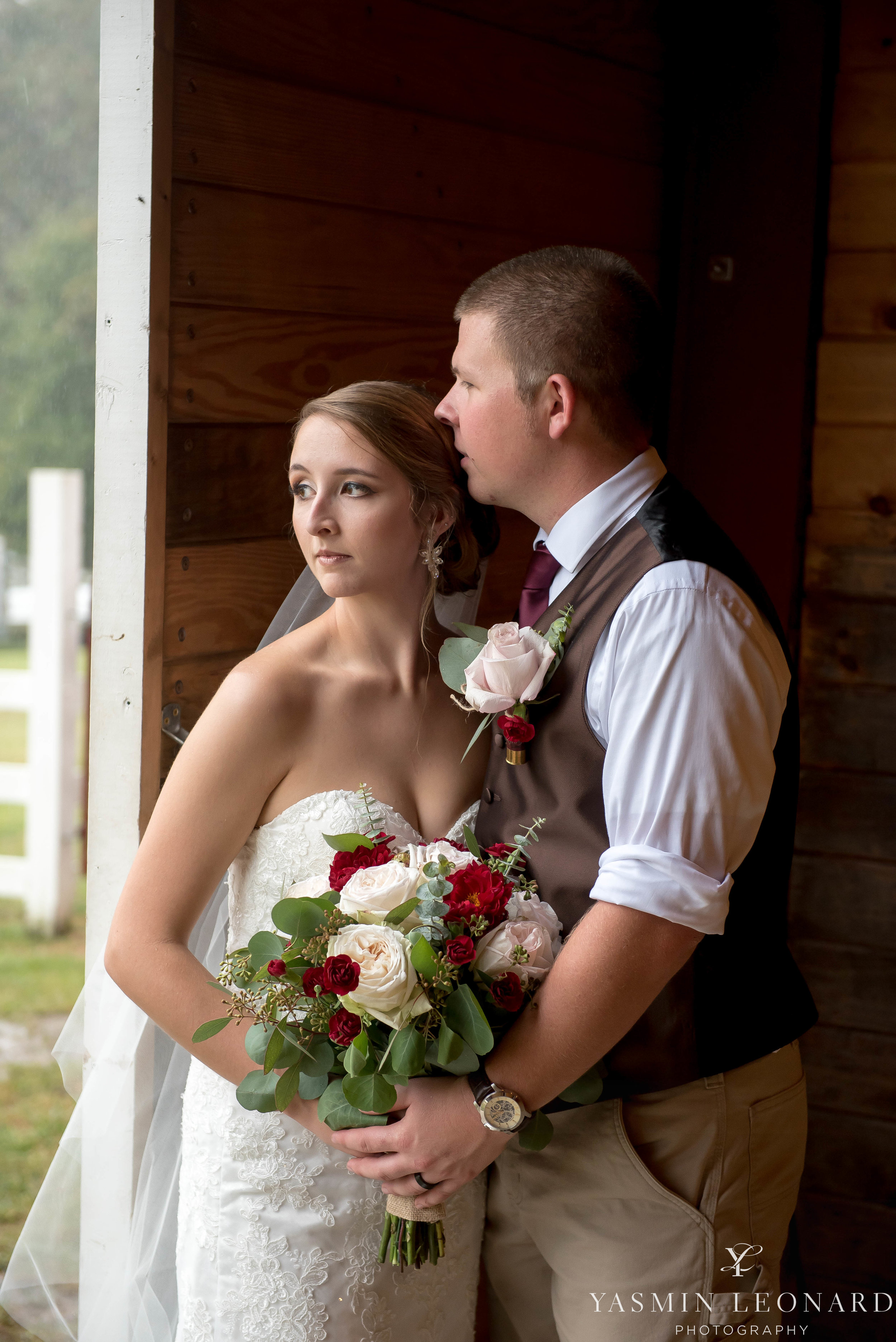 Millikan Farms - NC Wedding Venue - NC Wedding Photographer - Yasmin Leonard Photography - Rain on your wedding day-44.jpg