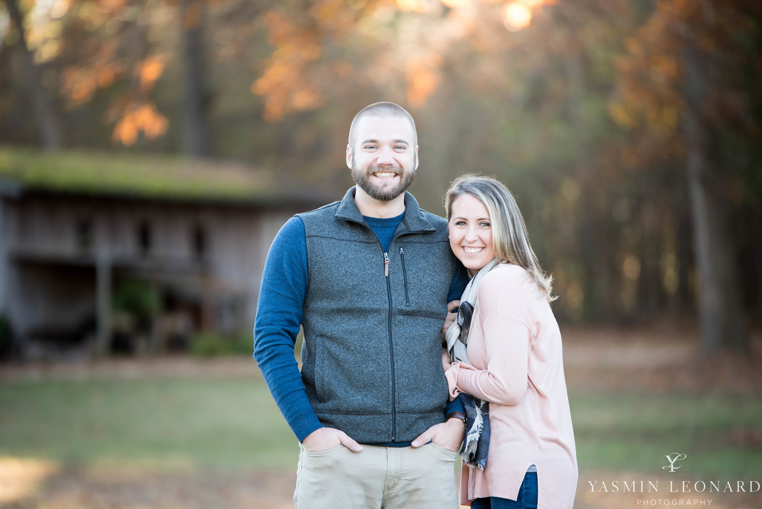 L'abri at Linwood - Engagement Session - Lexington NC - Linwood - NC Wedding Photographer - Yasmin Leonard Photography - Husband and Wife NC Photographers-2.jpg