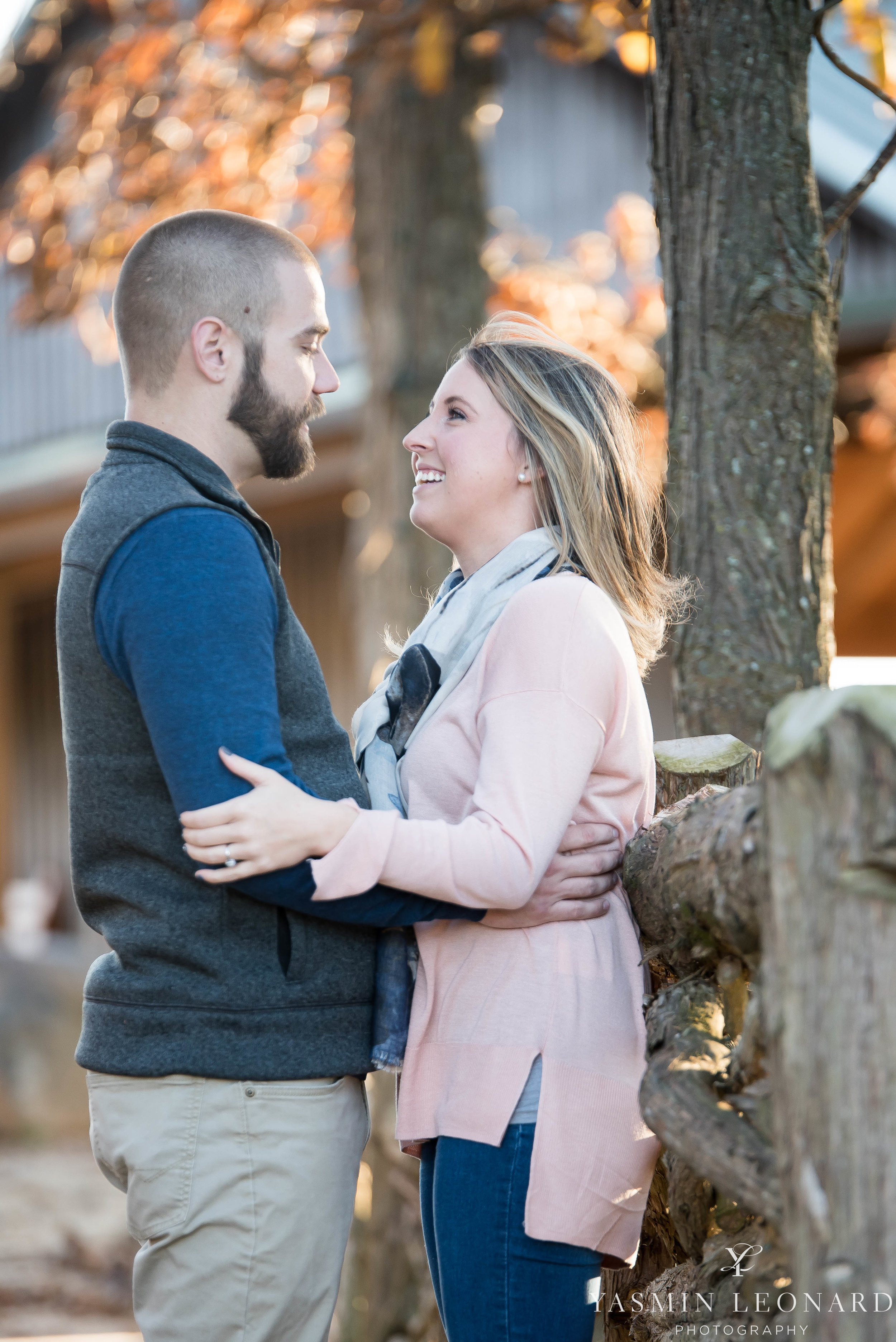 L'abri at Linwood - Engagement Session - Lexington NC - Linwood - NC Wedding Photographer - Yasmin Leonard Photography - Husband and Wife NC Photographers-11.jpg