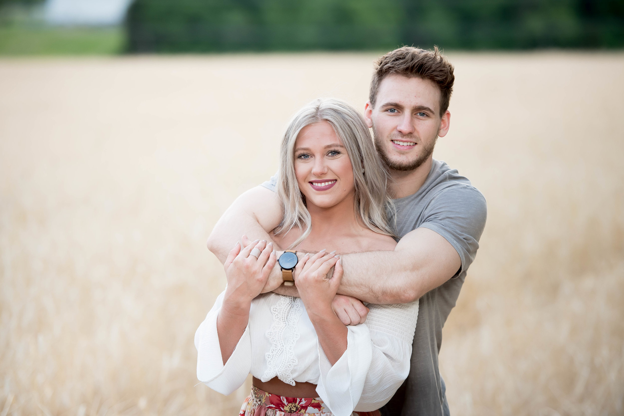 Couple Session - Fitness Couples - Tall Grass Field - Engagement Portrait Ideas - Engagement Session Ideas - Couple Session Ideas - Spring Picture Ideas-8.jpg