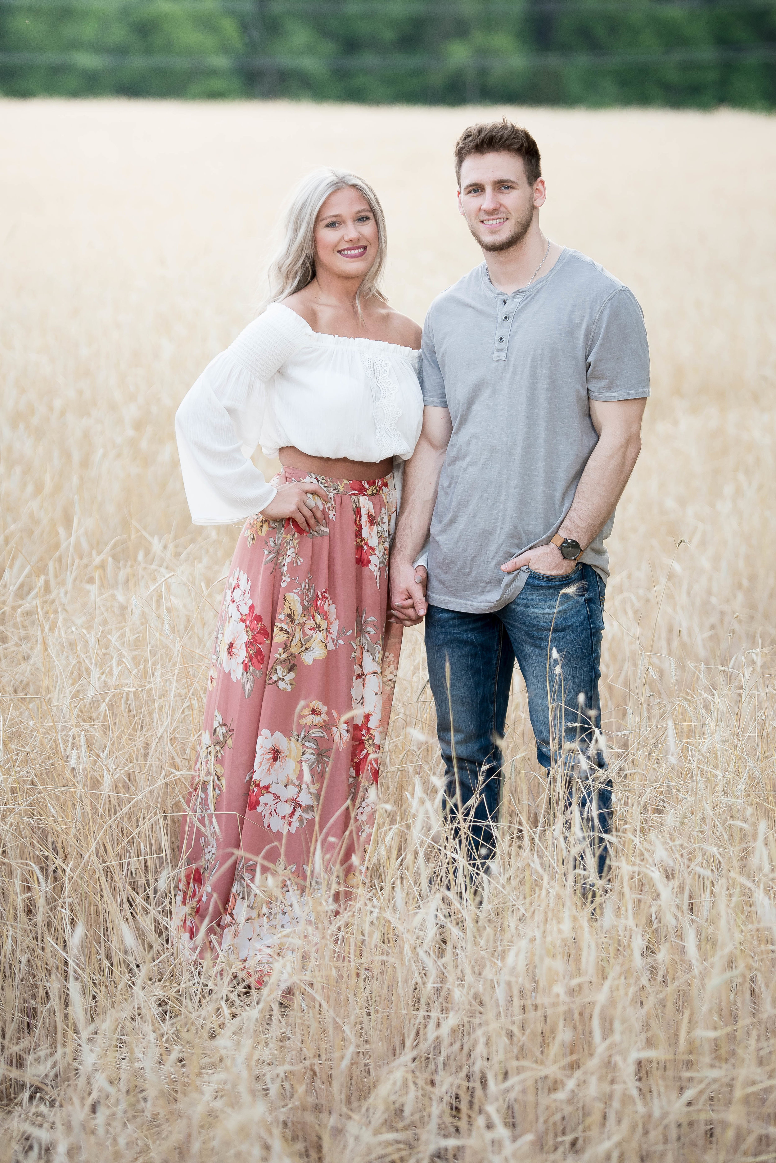 Couple Session - Fitness Couples - Tall Grass Field - Engagement Portrait Ideas - Engagement Session Ideas - Couple Session Ideas - Spring Picture Ideas-9.jpg