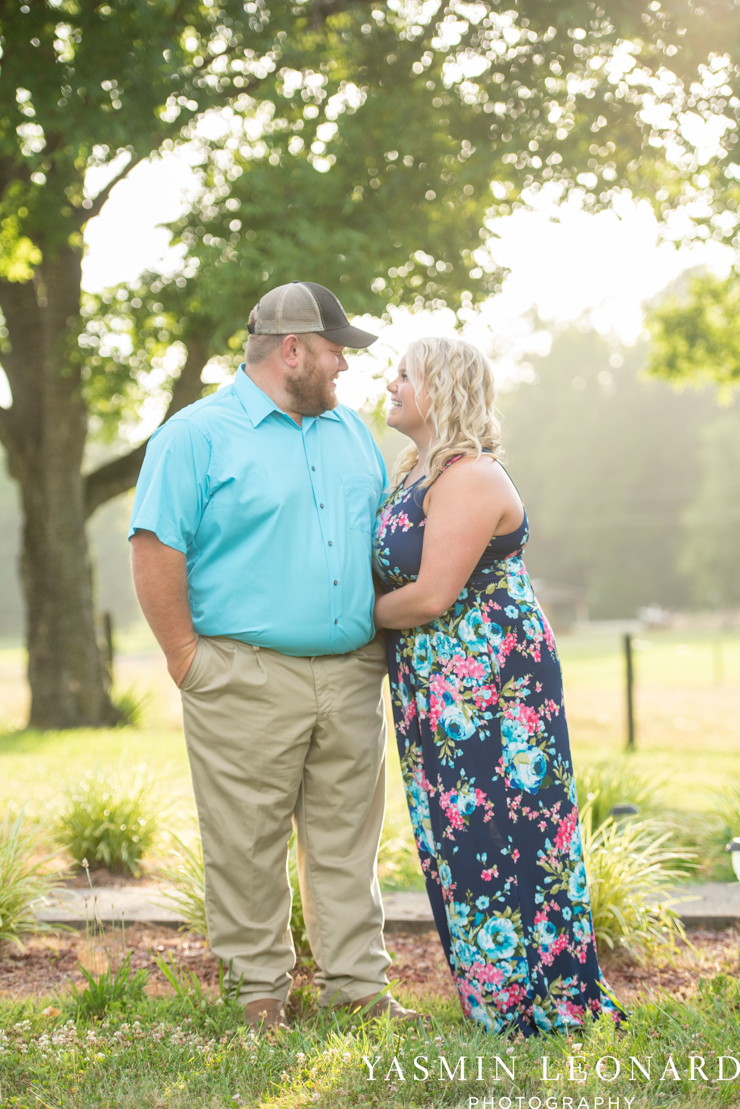 NC Engaged - Wallburg Engagement - Country Engagement Session - Barn Engagement Session - Outdoor Engagement Session - Farmer Engagement Session - Engagement Session with Overalls and Boots-9.jpg