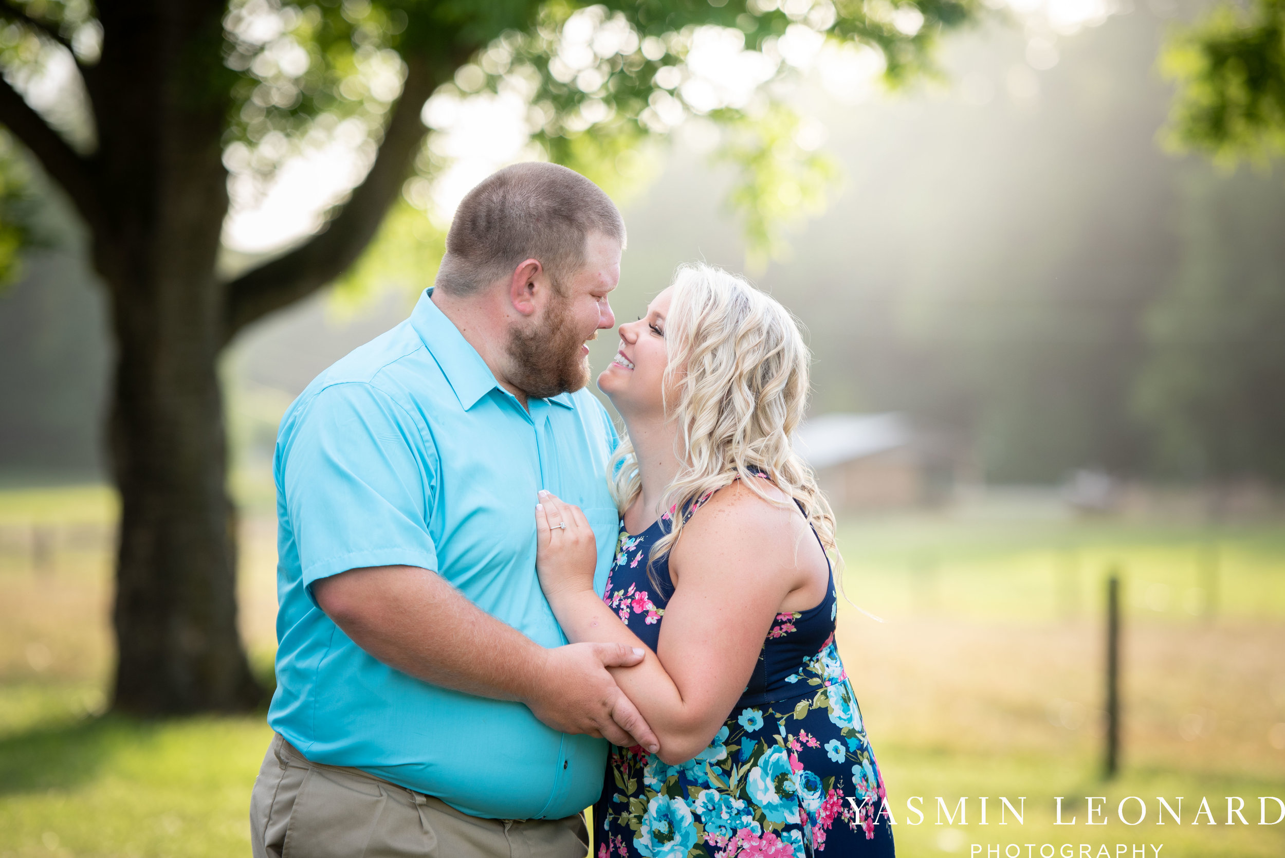 NC Engaged - Wallburg Engagement - Country Engagement Session - Barn Engagement Session - Outdoor Engagement Session - Farmer Engagement Session - Engagement Session with Overalls and Boots-11.jpg