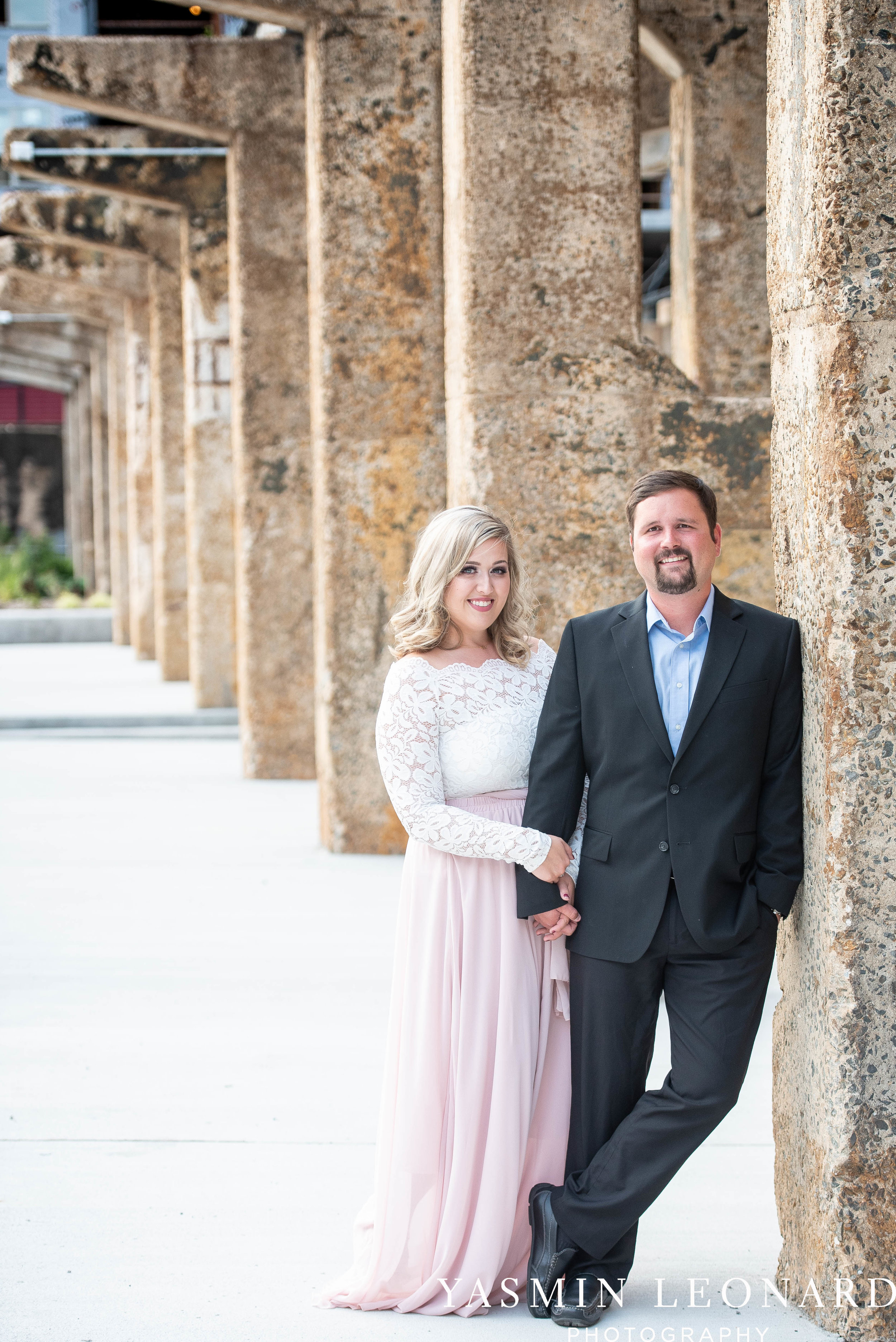 Winston Salem Engagement Session - NC Weddings - What to wear for engagement session - Engagement Session Ideas - Bailey Park - Millinnium Center Weddings - Kimpton Weddings - Yasmin Leonard Photography-6.jpg