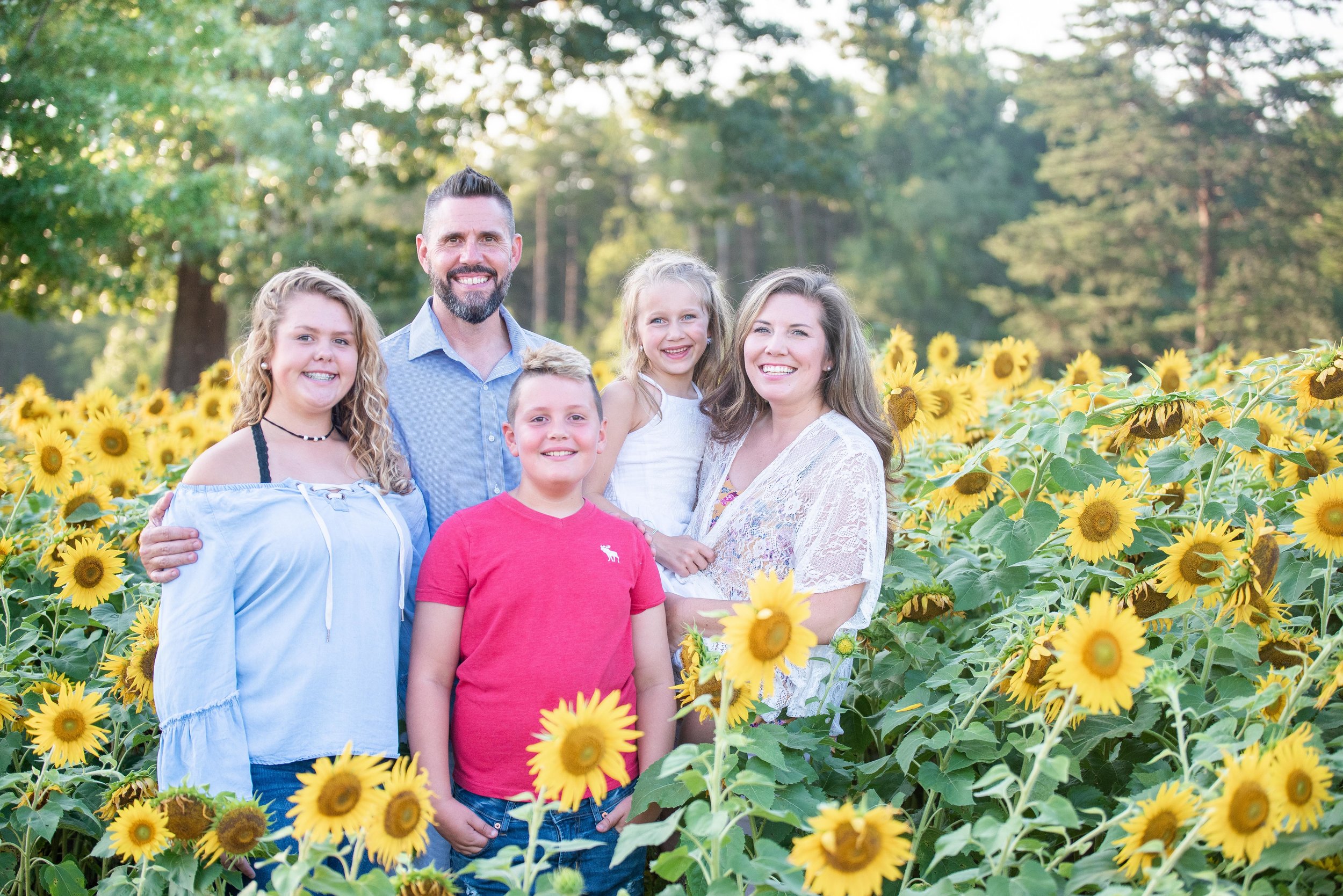 Dogwood Farm - Sunflower Field Photography Session - Sunflower Family Portraits - Fall Family Portraits - Summer Family Portraits - NC Photographer - NC Wedding Photographer - High Point Wedding Photographer -6.jpg