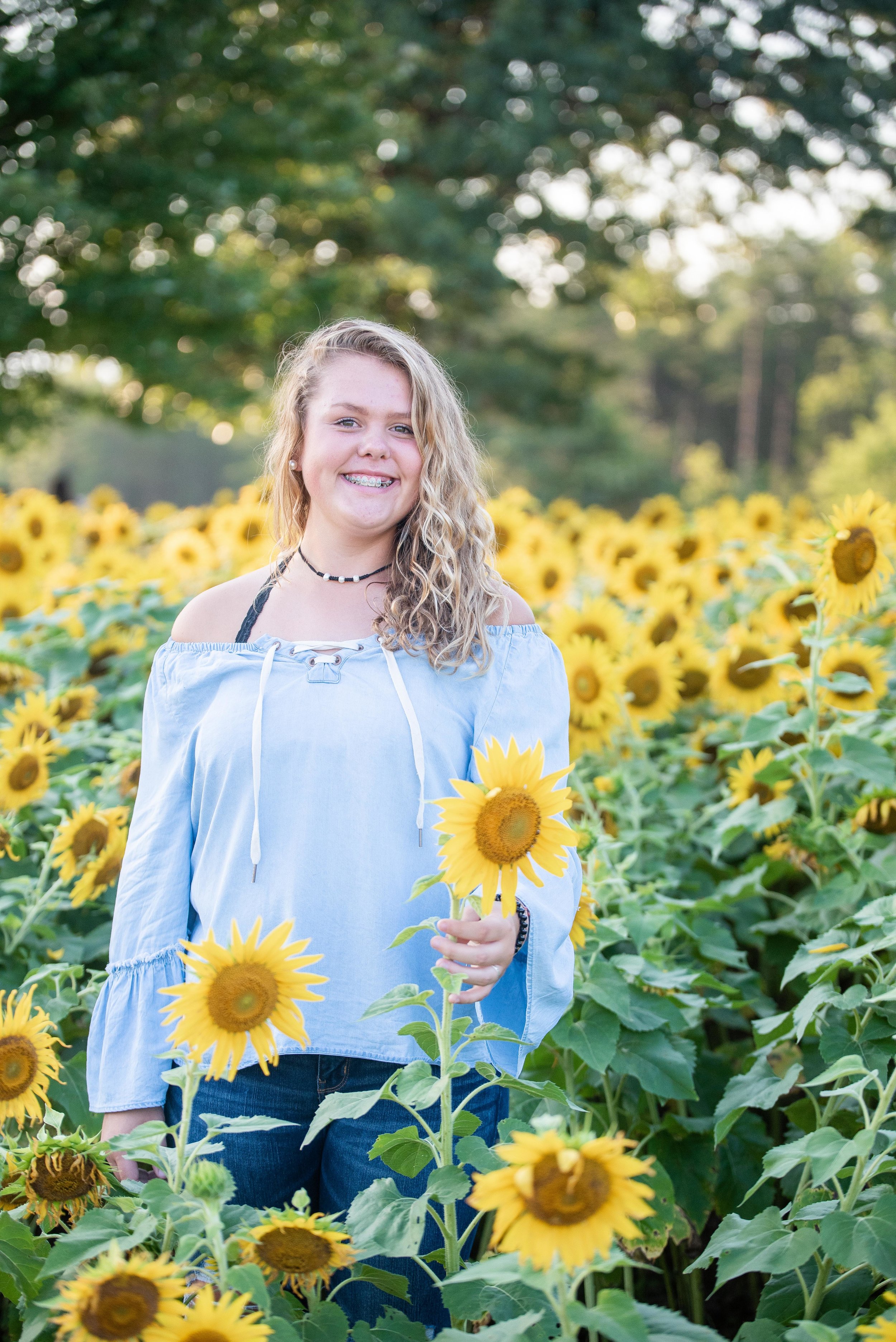 Dogwood Farm - Sunflower Field Photography Session - Sunflower Family Portraits - Fall Family Portraits - Summer Family Portraits - NC Photographer - NC Wedding Photographer - High Point Wedding Photographer -8.jpg