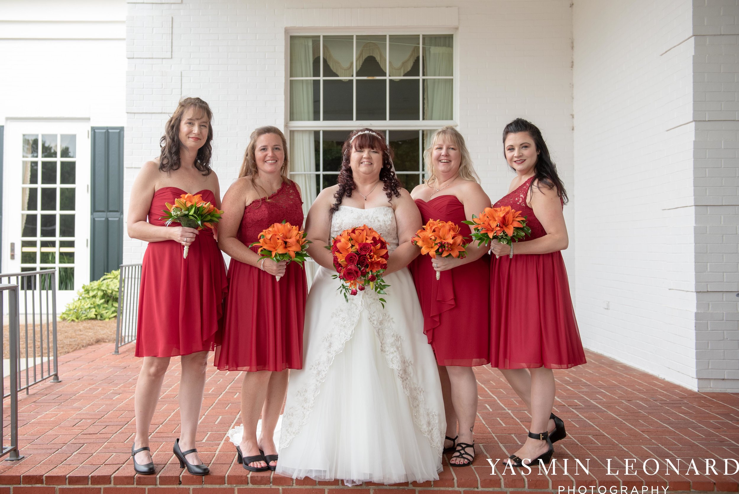 High Point Country Club - Orange and Red Wedding - Country Wedding - Cowboy Hat Wedding - Country Club Wedding - High Point NC - Yasmin Leonard Photography-7.jpg