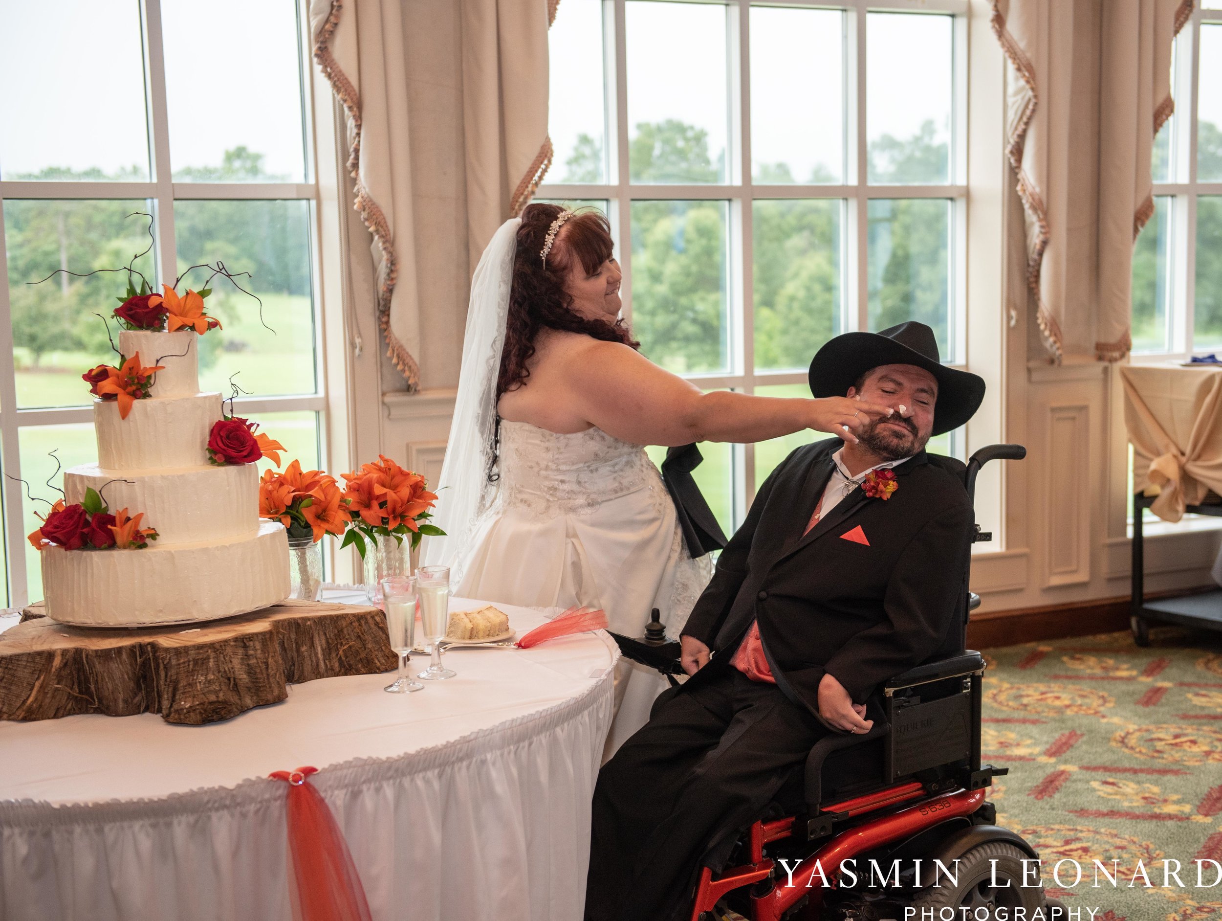 High Point Country Club - Orange and Red Wedding - Country Wedding - Cowboy Hat Wedding - Country Club Wedding - High Point NC - Yasmin Leonard Photography-51.jpg