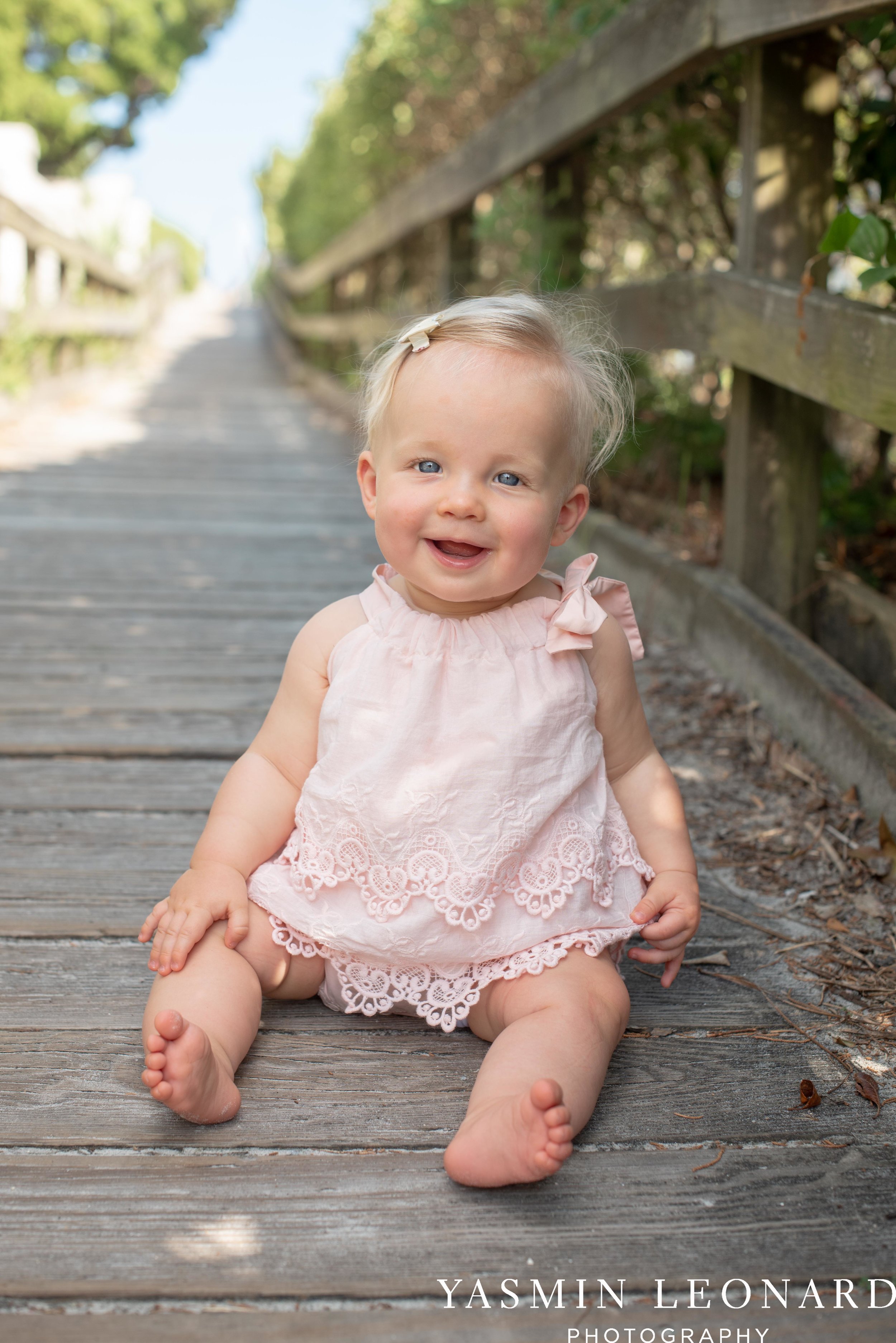 1 month old at the beach