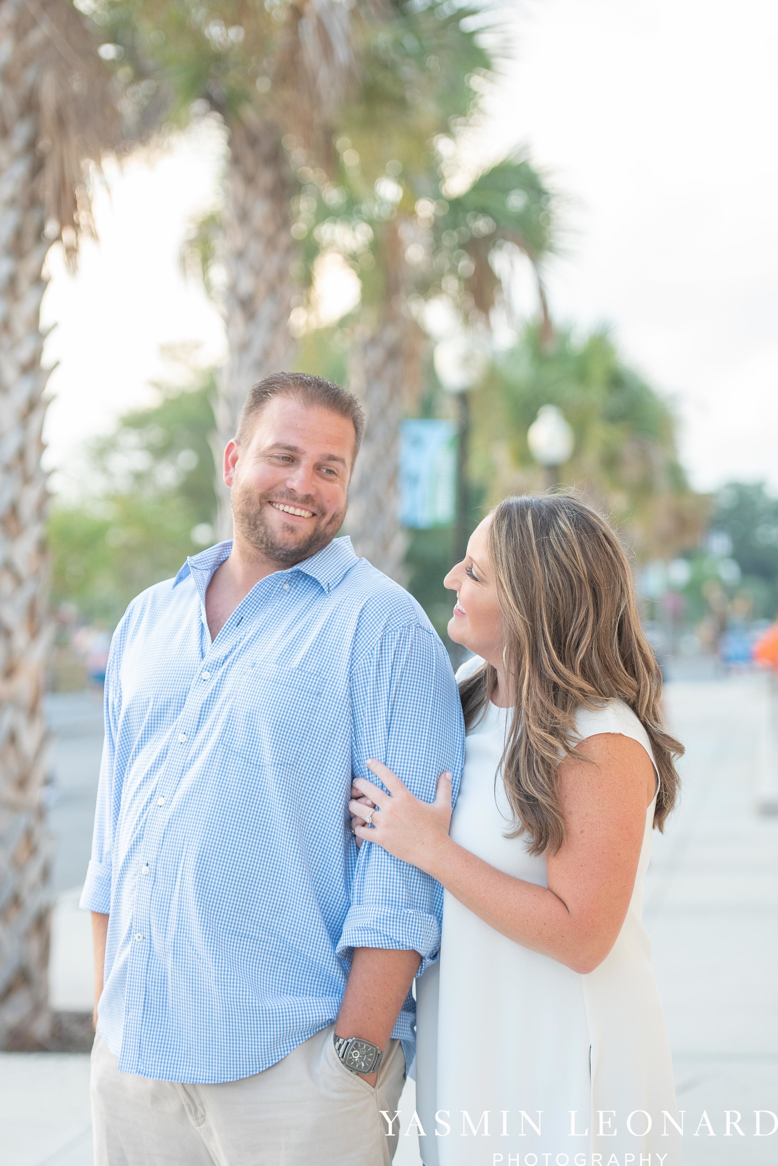 Wrightsville Beach Engagement Session - Wilmington Engagement Session - Downtown Wilmington Engagement Session - NC Weddings - Wilmington NC - Yasmin Leonard Photography-5.jpg