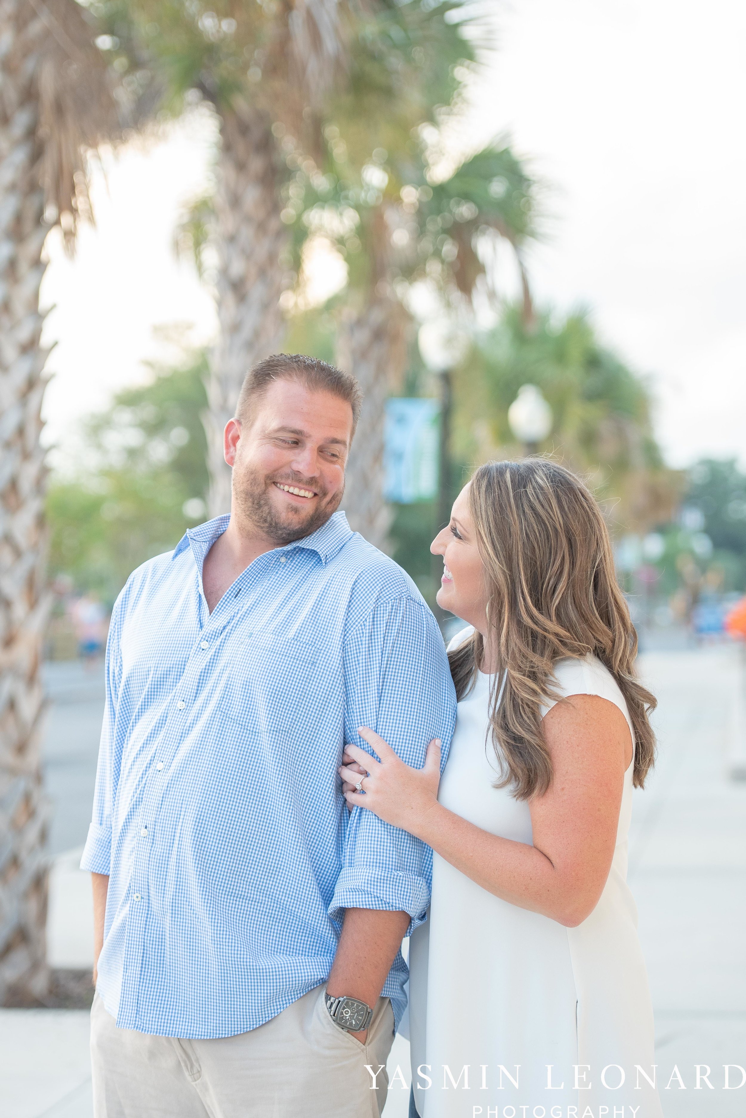 Wrightsville Beach Engagement Session - Wilmington Engagement Session - Downtown Wilmington Engagement Session - NC Weddings - Wilmington NC - Yasmin Leonard Photography-6.jpg