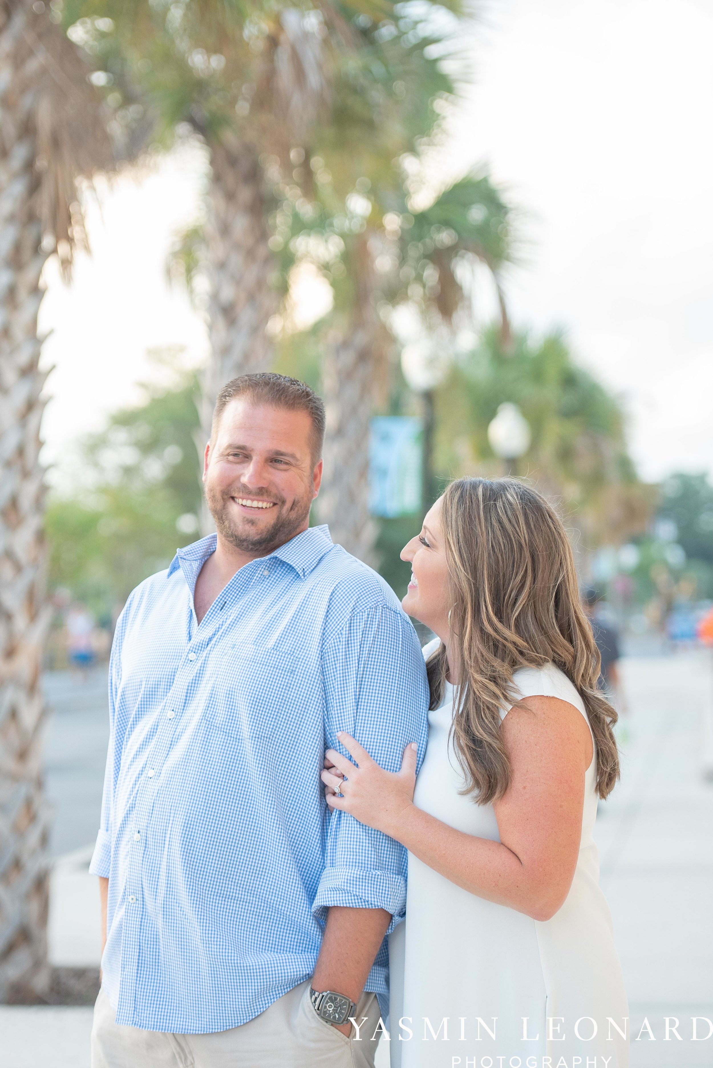 Wrightsville Beach Engagement Session - Wilmington Engagement Session - Downtown Wilmington Engagement Session - NC Weddings - Wilmington NC - Yasmin Leonard Photography-7.jpg