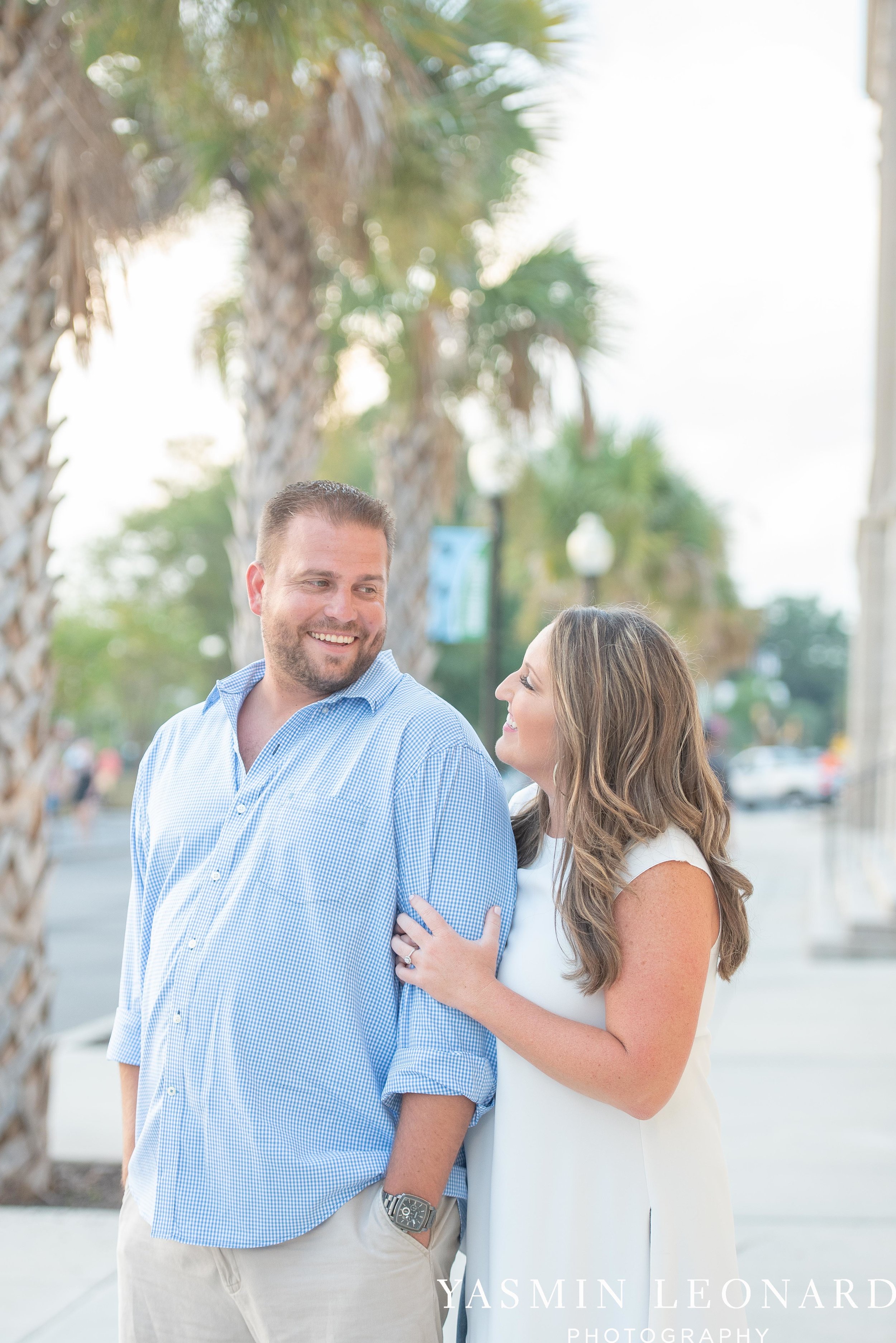 Wrightsville Beach Engagement Session - Wilmington Engagement Session - Downtown Wilmington Engagement Session - NC Weddings - Wilmington NC - Yasmin Leonard Photography-8.jpg