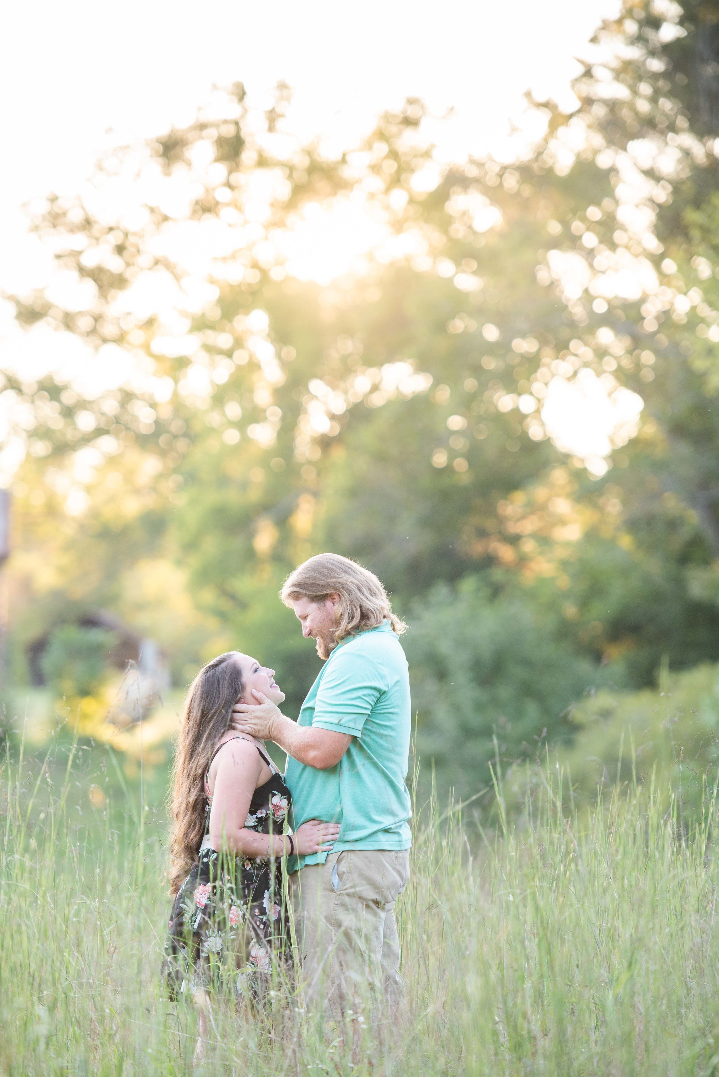 NC Engagement - Engagement Ideas - Engagement Poses - NC Photographer - NC Weddings - Outdoor engagement - Sunset Engagement - Golden Hour - NC Wedding Photographer -5.jpg