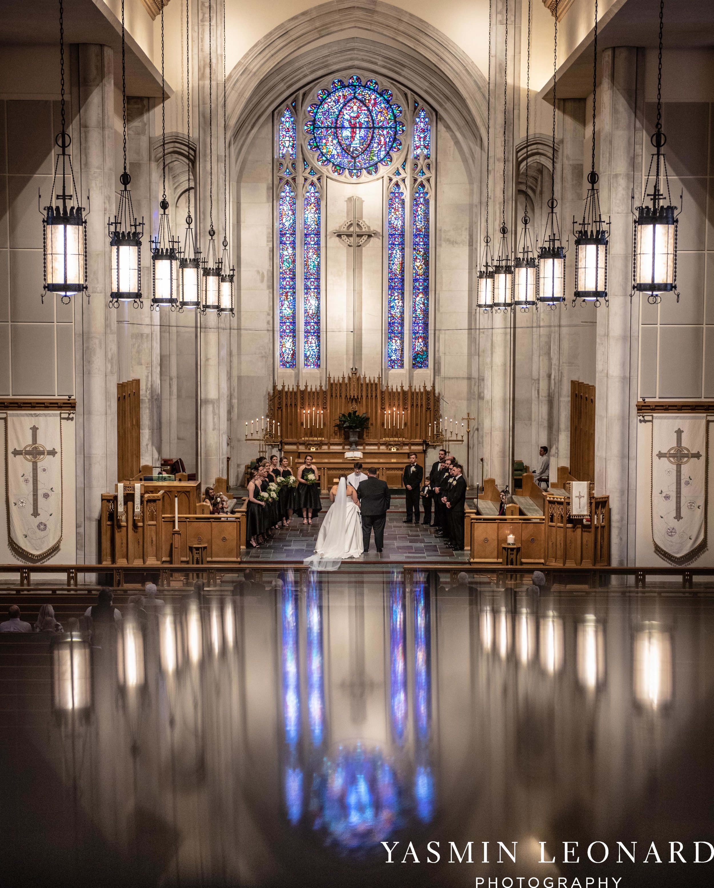 Wesley Memorial United Methodist Church - Old Homeplace Winery - High Point Weddings - High Point Wedding Photographer - NC Weddings - NC Barn Venue - Yasmin Leonard Photography-15.jpg