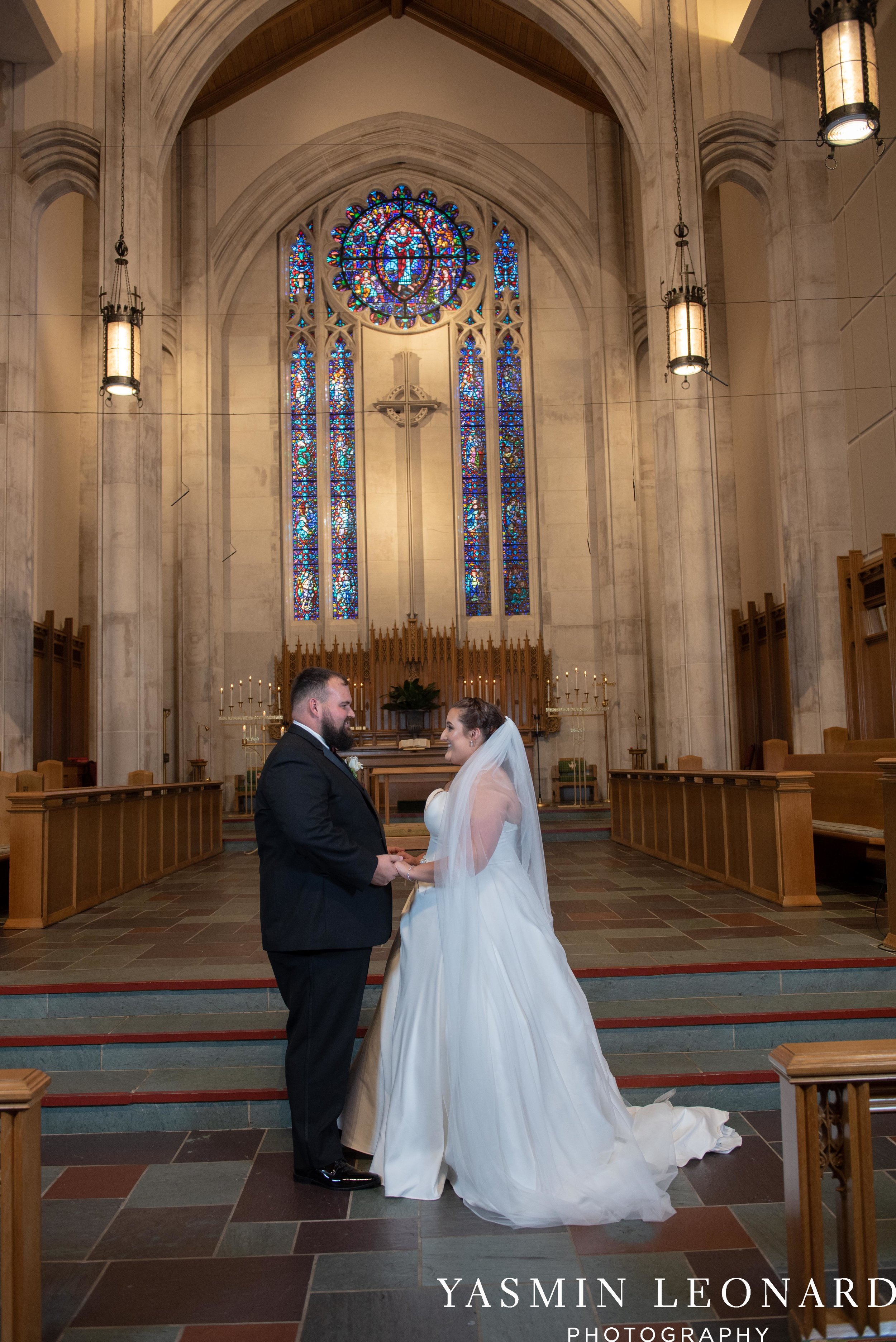 Wesley Memorial United Methodist Church - Old Homeplace Winery - High Point Weddings - High Point Wedding Photographer - NC Weddings - NC Barn Venue - Yasmin Leonard Photography-22.jpg