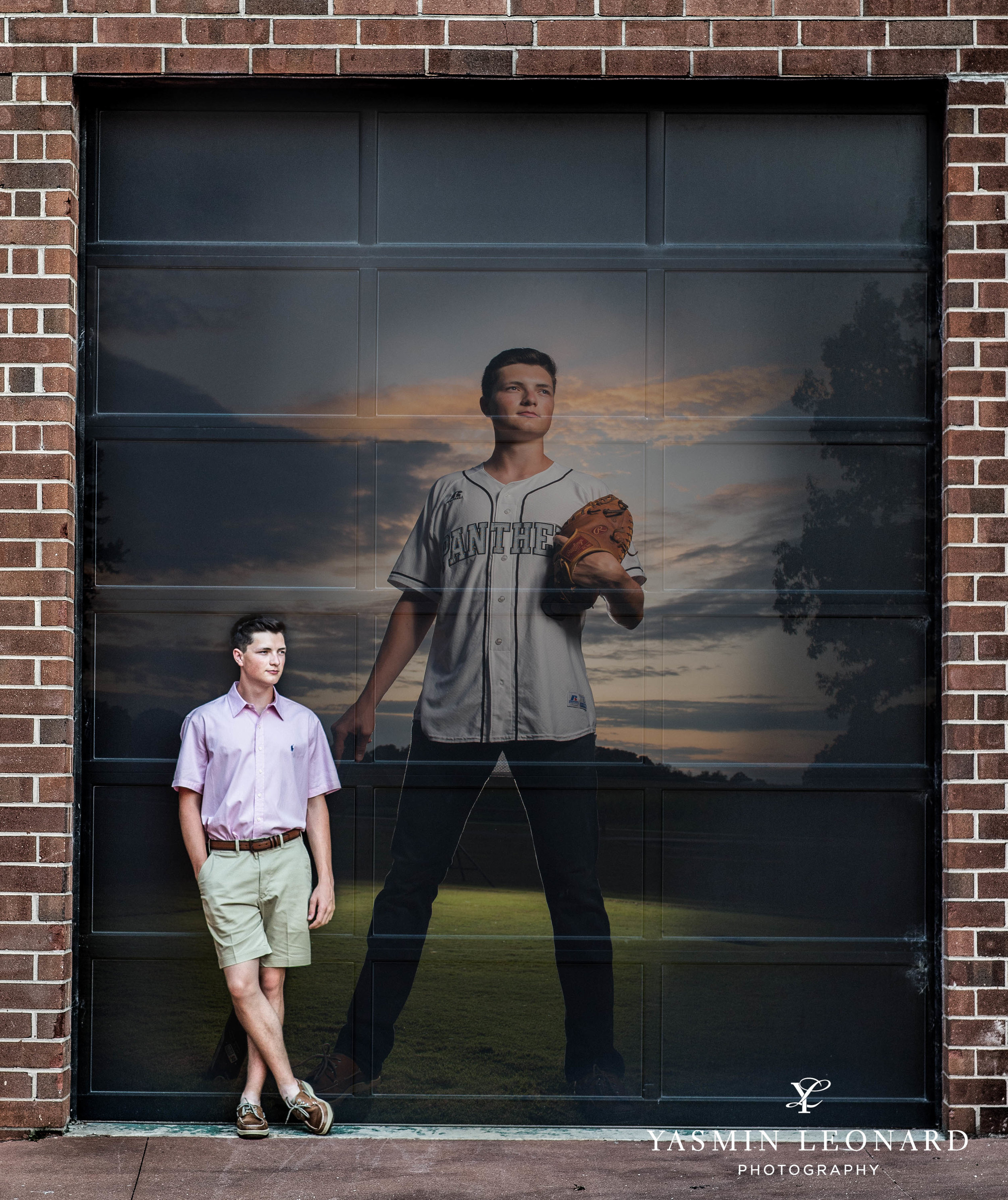 Cooper Craven - Downtown High Point Senior Portraits - Urban Senior - Baseball Senior - Baseball Portraits - Band Senior Portraits - High Point Senior Photographer - Yasmin Leonard Photography - Guy Senior Portrait Poses-1.jpg