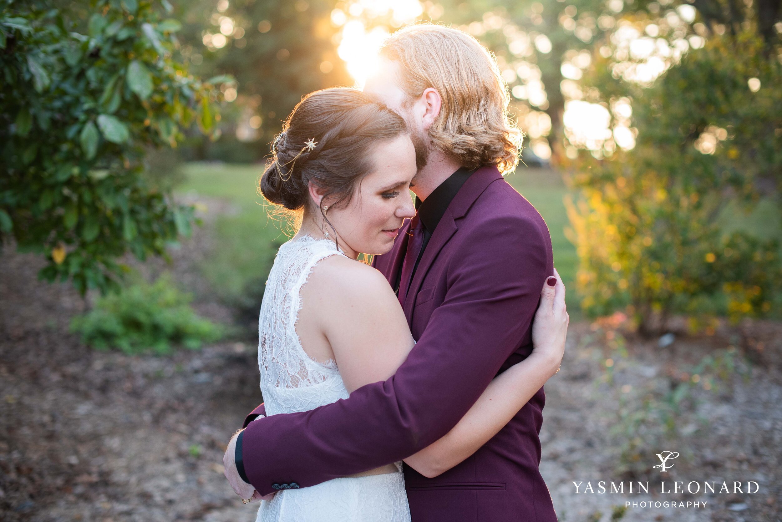 Tanglewood Arboretum and Rose Garden - Winston SAlem Photographer - High Point Photographer- Tanglewood Wedding - Clemmons Wedding - Winston Salem Wedding - Outdoor Wedding - Burgundy and Green Wedding - Burgundy Groomswear - DIY Flowers-32.jpg