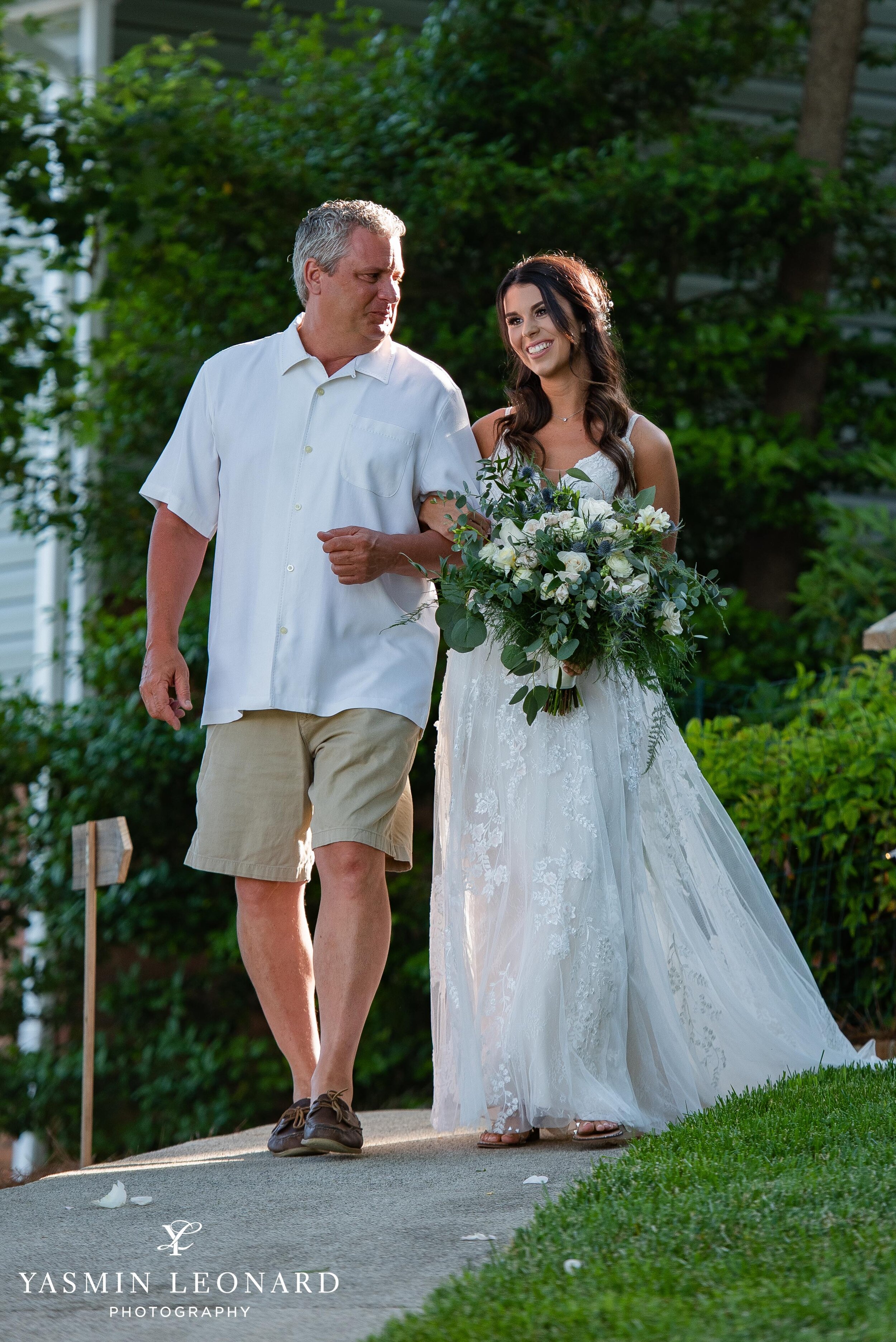 Lakeside Wedding - Intimate Ceremony - Small Wedding - Private Wedding - Best Man Dog - Best Dog - Just Priceless - Yasmin Leonard Photography - High Point Wedding Photographer - High Rock Lake Wedding-20.jpg