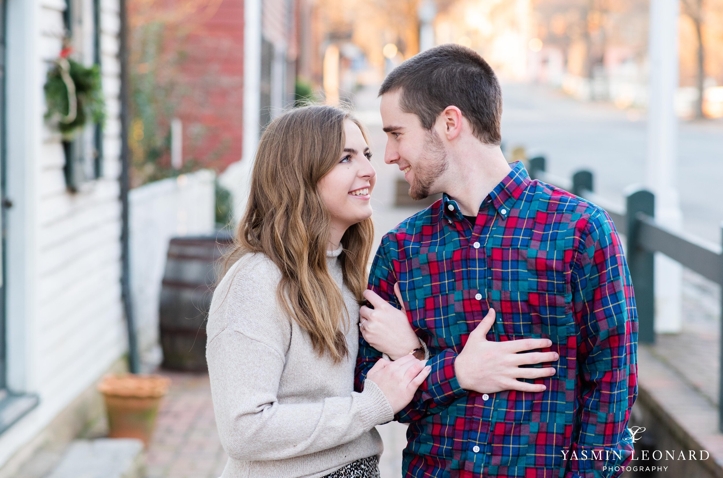 Old Salem Engagement Session - Downtown Winston Salem Engagement - Engagement Poses - Engagement Ideas - NC Photographer - NC Weddings-11.jpg