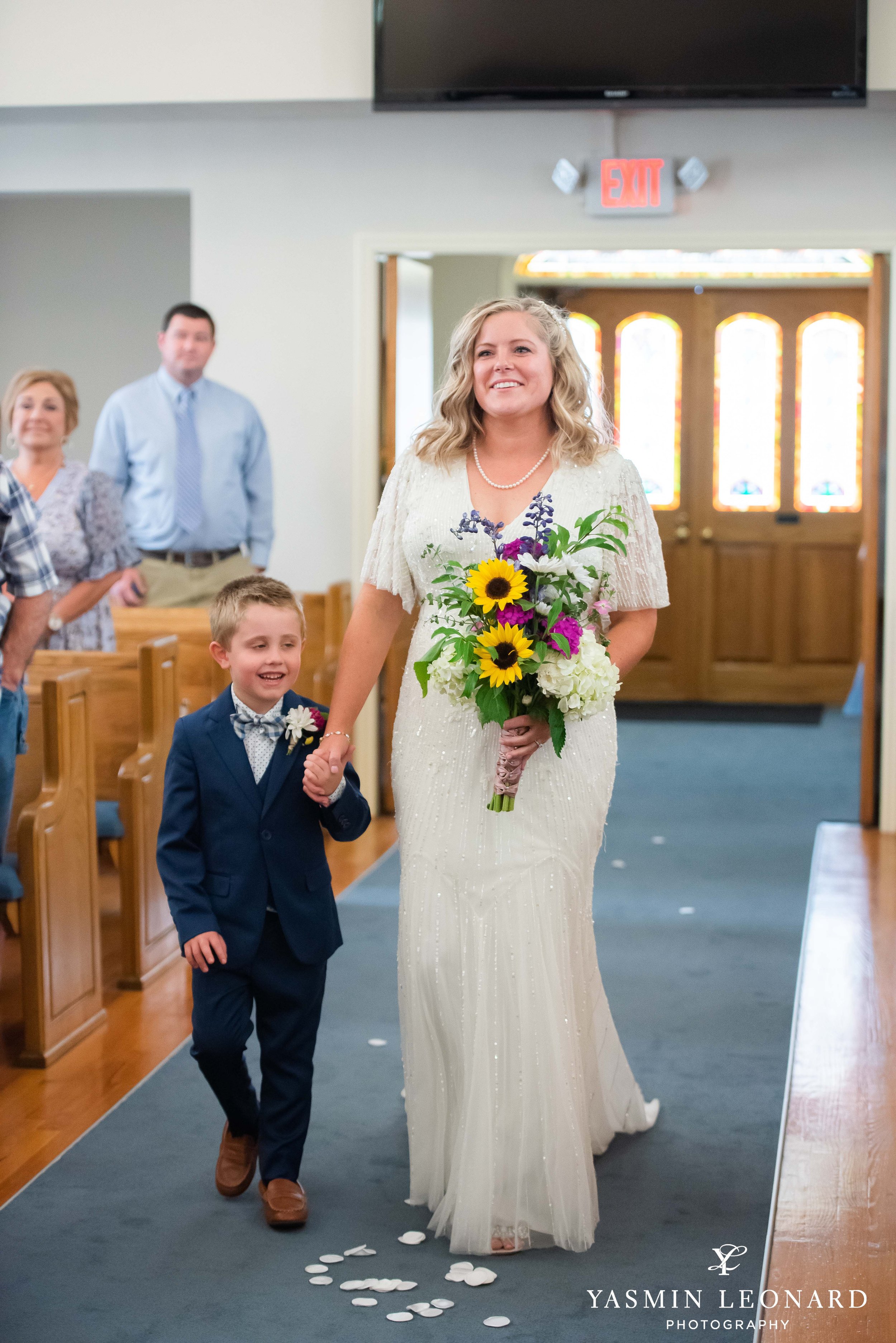 Shady Grove Church - Kayla and Brantley - NC Church Wedding - Best High Point Photographer - Yasmin Leonard Photography-14.jpg
