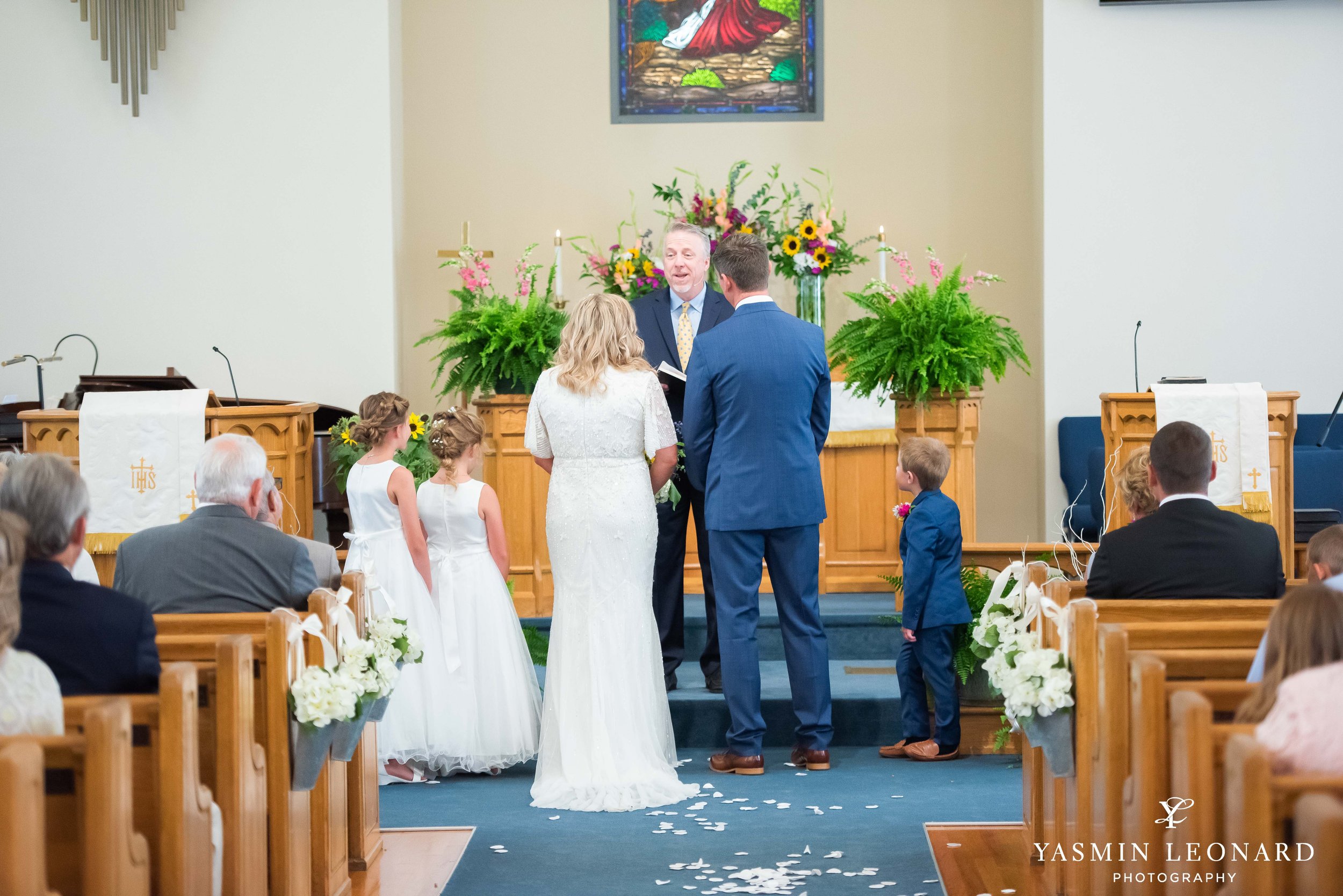 Shady Grove Church - Kayla and Brantley - NC Church Wedding - Best High Point Photographer - Yasmin Leonard Photography-15.jpg