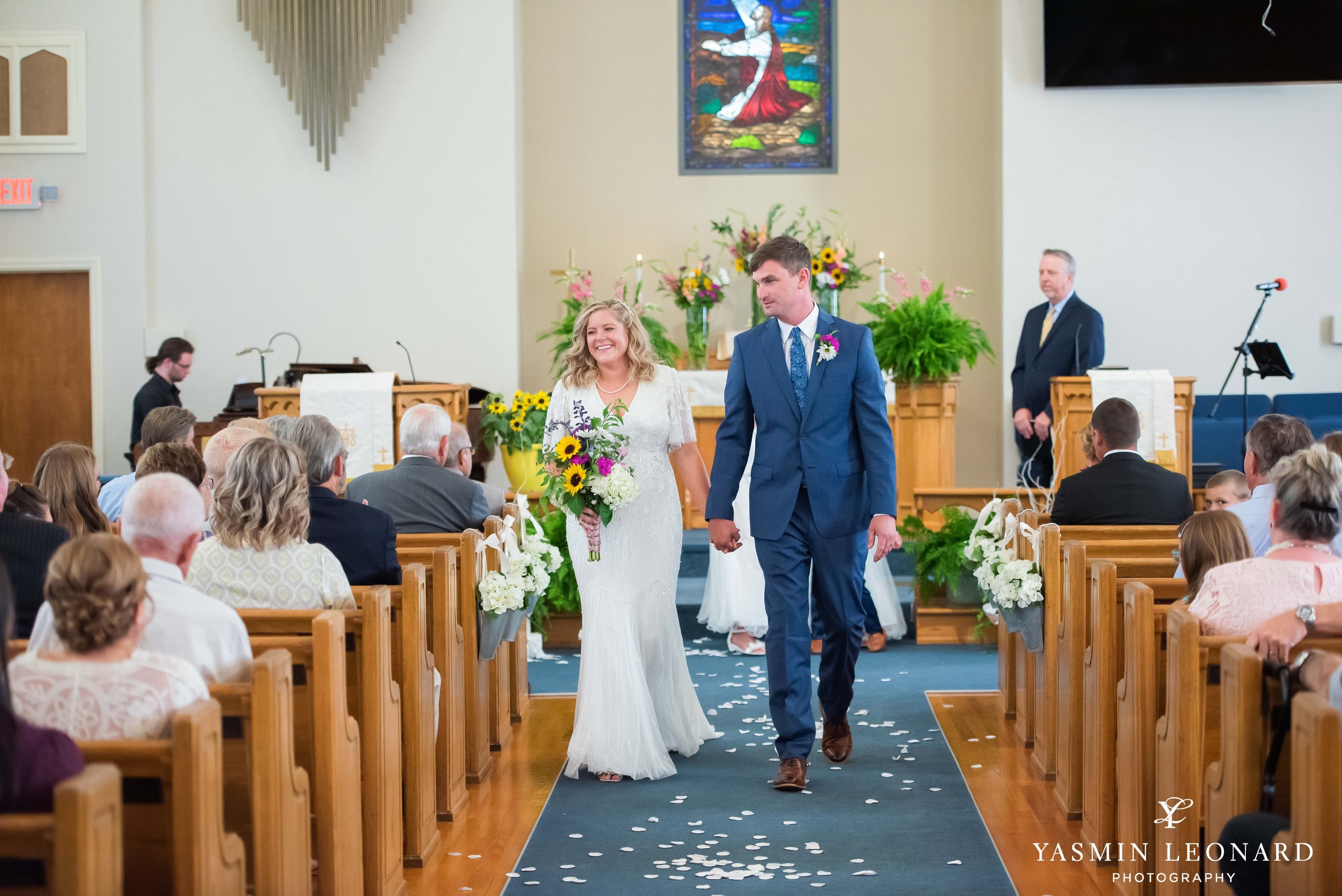 Shady Grove Church - Kayla and Brantley - NC Church Wedding - Best High Point Photographer - Yasmin Leonard Photography-20.jpg