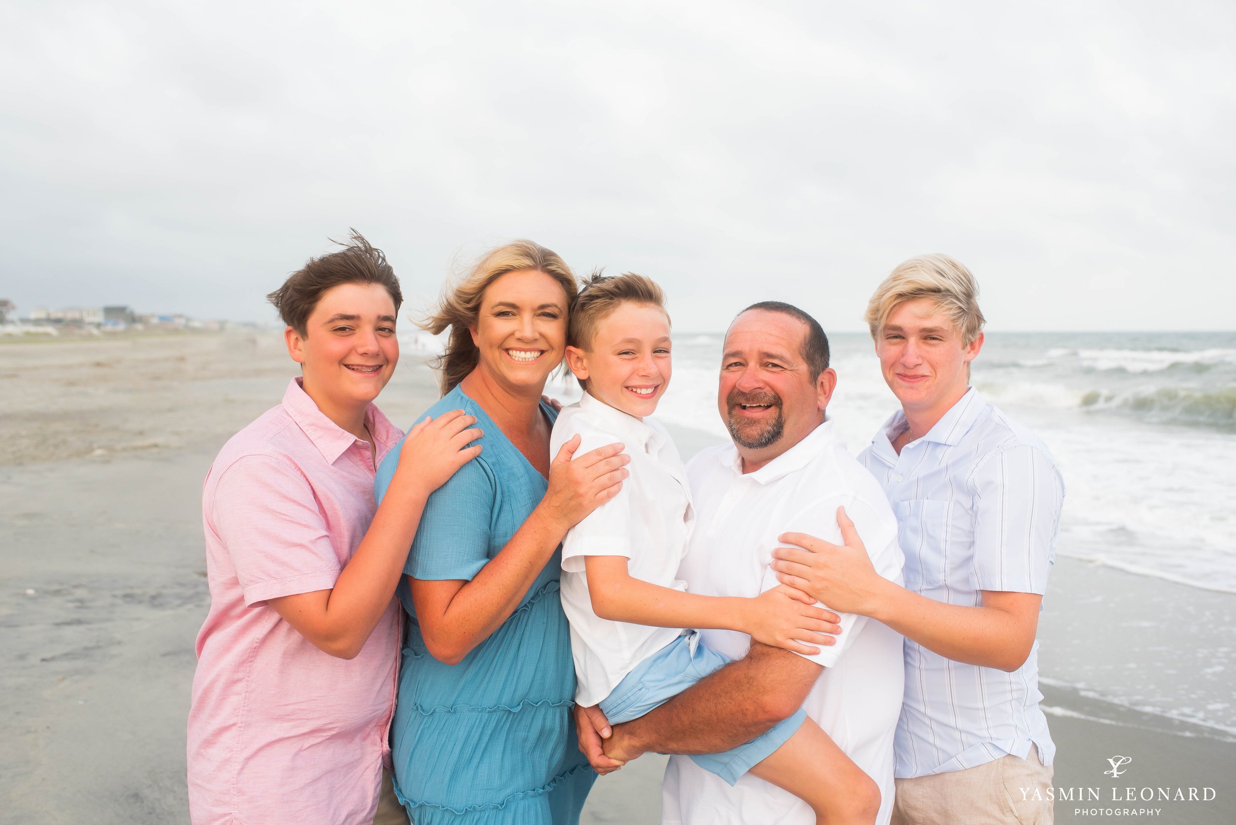 Oak Island Familly Beach Sessions - Oak Island Photographer - Holden Beach Photographer - Beach Family Sessions - Yasmin Leonard Photography-15.jpg