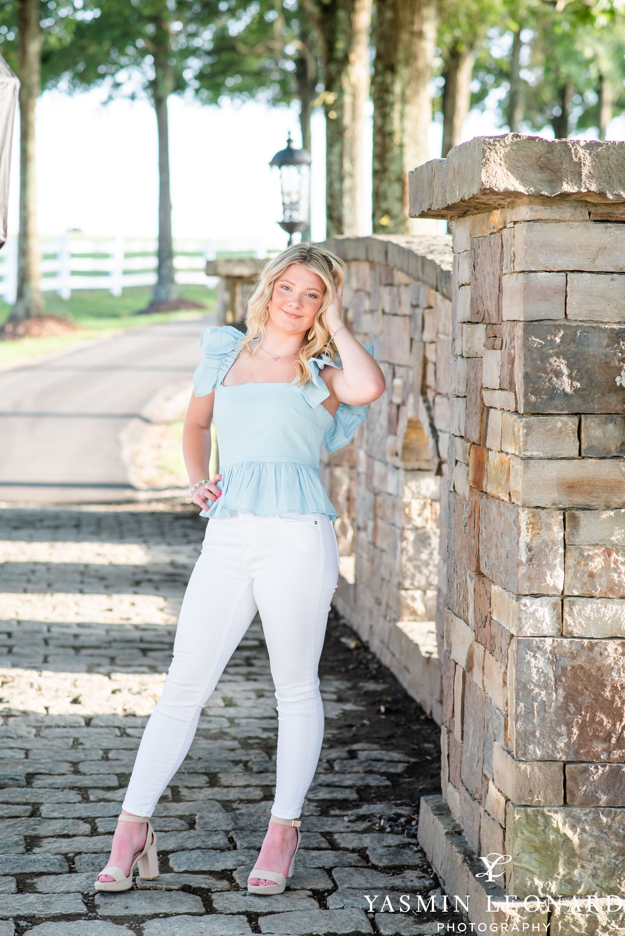 Adaumont Farm Senior Session - Senior Portraits at Aduamont Farm - High Point Senior Photographer - Best Senior Photographer Near Me - High Point Seniors - HPU - Yasmin Leonard Photography-4.jpg