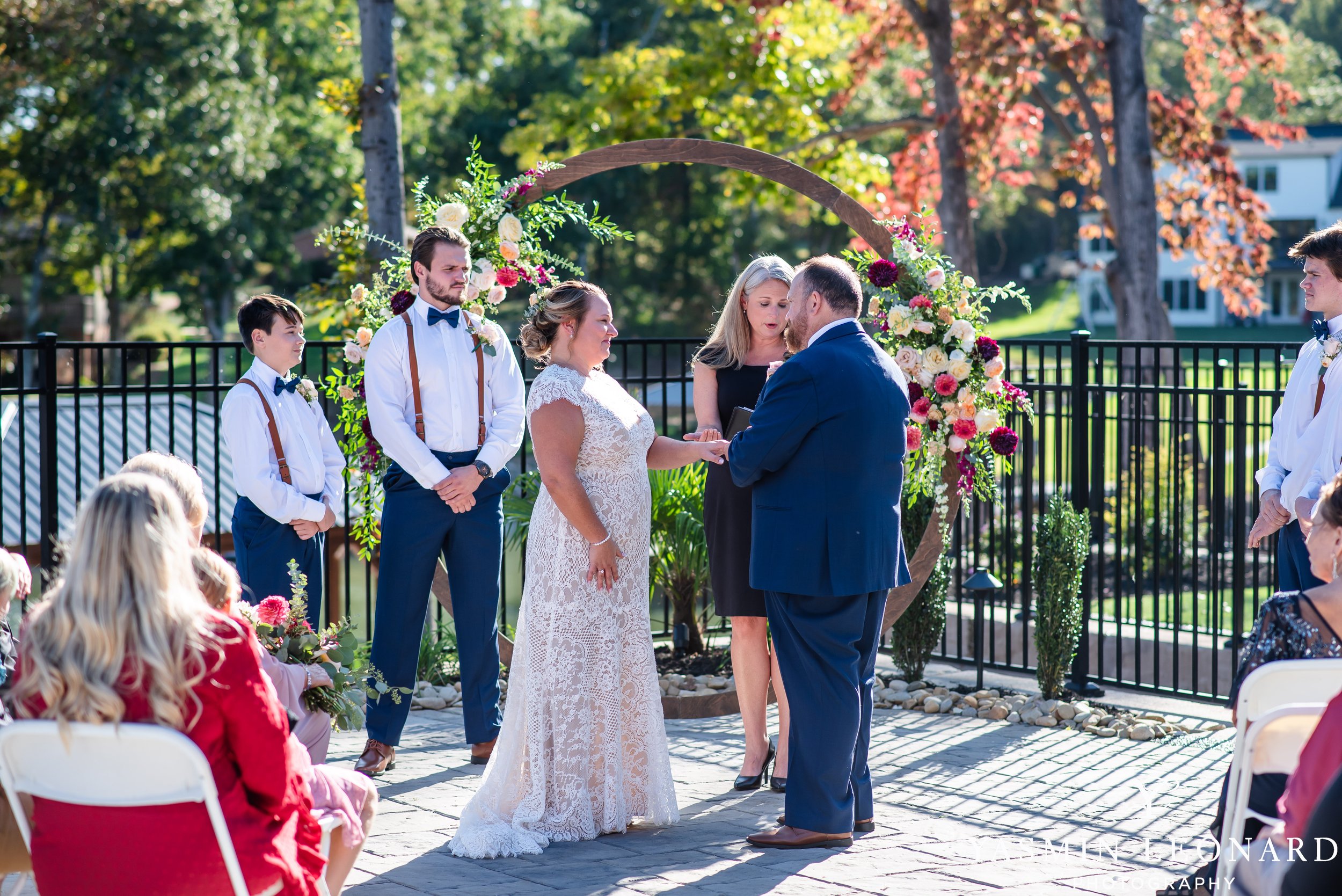 Sherry and Dan - The Lodges at Lake Norman - Lake Norman Wedding - Lake Norman Wedding Photographers - Yasmin Leonard Photography-19.jpg