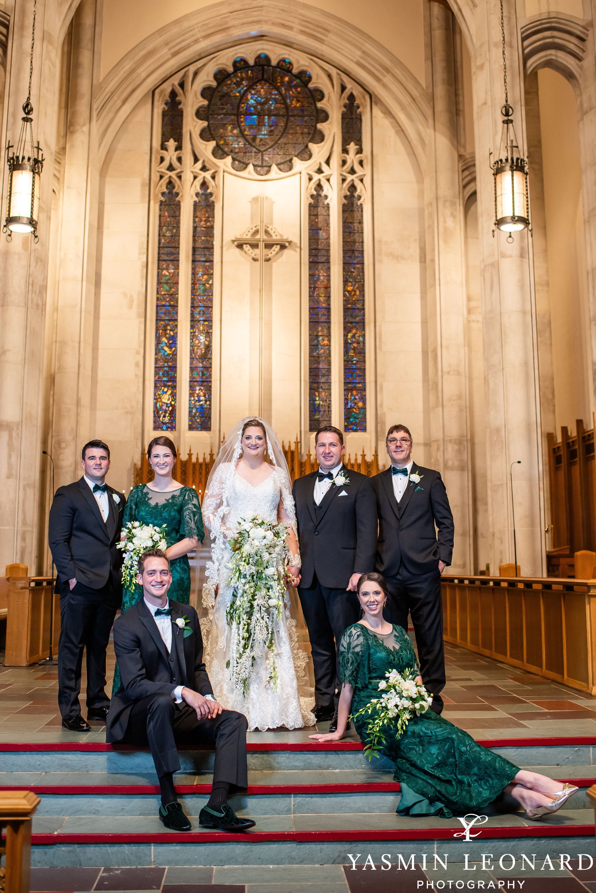 Wesley Memorial Methodist Church - High Point Wedding - Bermuda Country Club Reception - NC Weddings - Yasmin Leonard Photography 2023-42.jpg