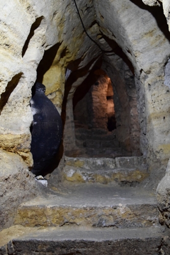 The caves under Brihuega were used as escape routes for the townspeople in times of conflict.