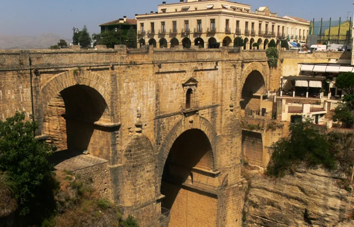 The bridge at Ronda spans the Tajo gorge.