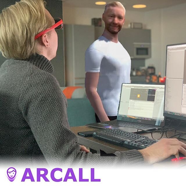 Sign up for next generation meetings with #arcall and #nreal. See us at #ces2020. #sthlmtech #future #arglasses #augmentedreality #ios #android #design #light #swedishtech #meetingsolutions