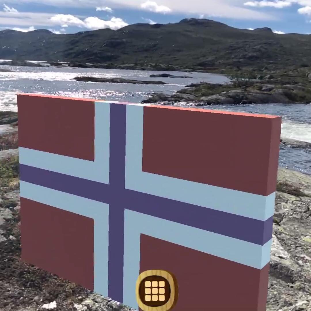 Fantastic nature of Norway! #visitnorway #augmentedreality #spotbuild #minecraft