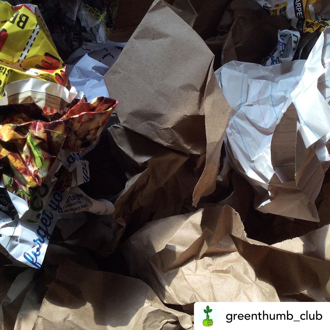 Posted @withrepost &bull; @greenthumb_club Paper. Don&rsquo;t throw it away. Either recycle it or compost it. Paper will not break down easily in landfills, so do what you can to reduce how much paper that you use. Use both sides of your paper. Pleas