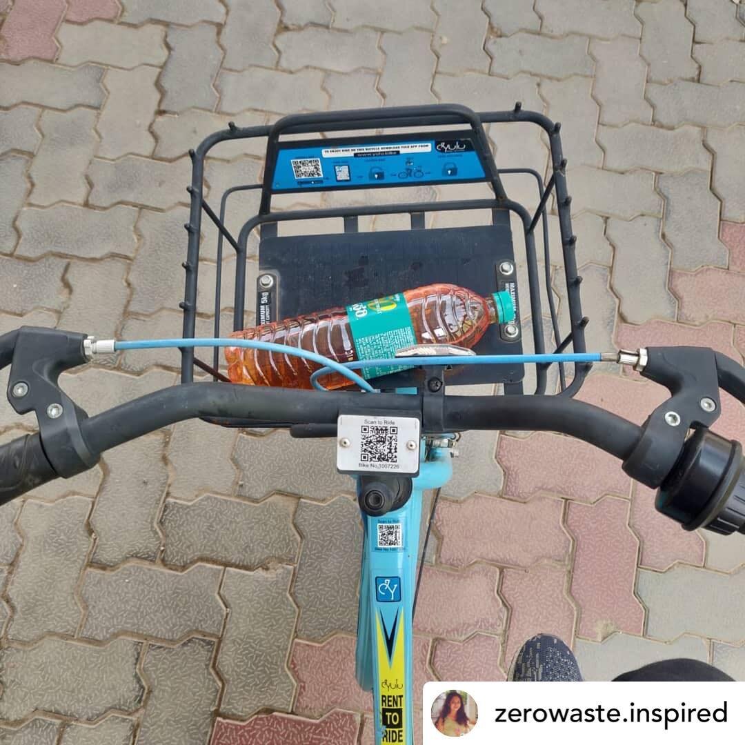 Posted @withrepost &bull; @zerowaste.inspired A lot of people are doing their best to be positive towards our planet. Even taking cycle instead of auto for buy petrol counts. Appreciate the positive initiatives and hope for more positive impacts🌿
.
