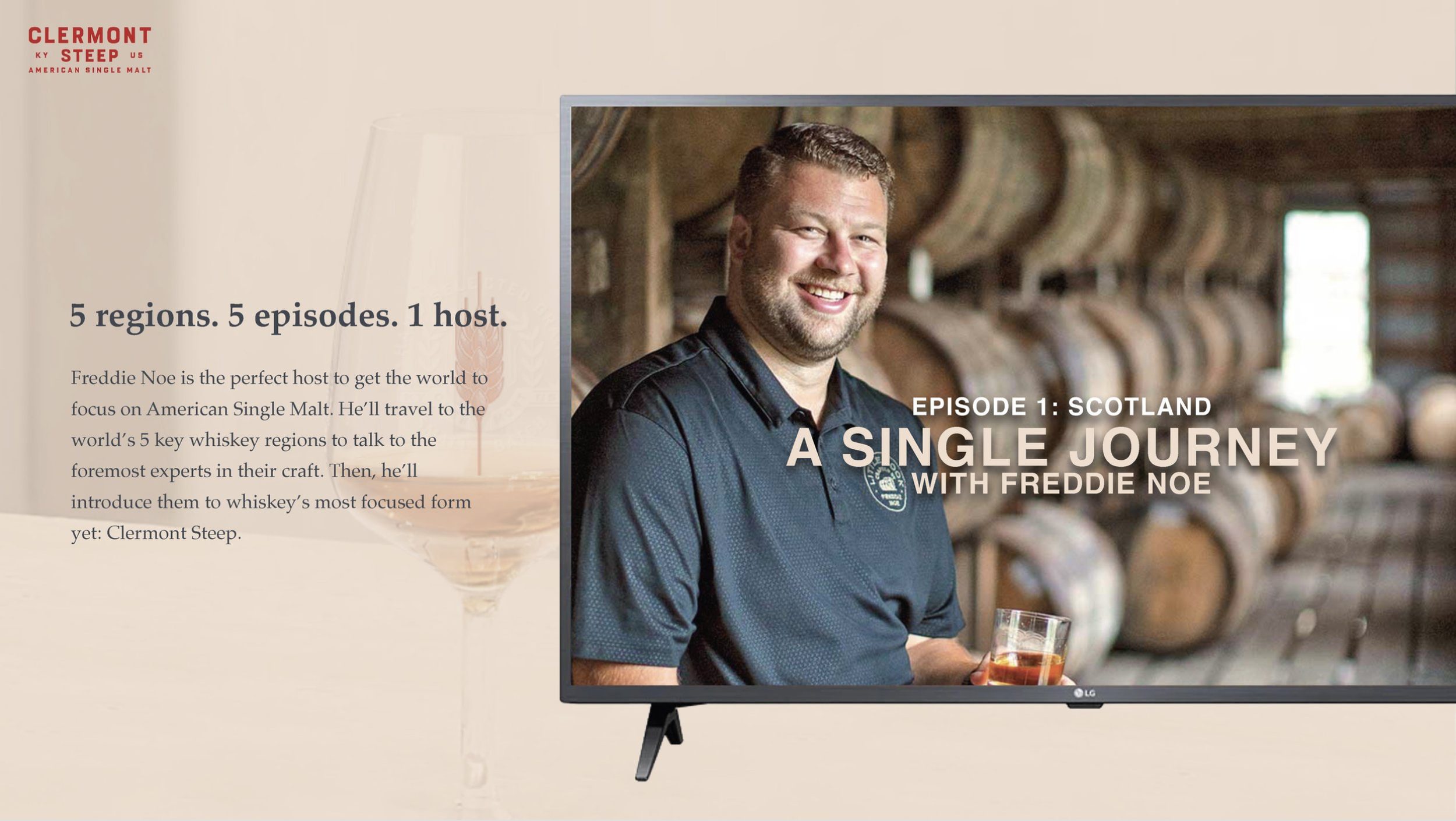  Our host, none other than Freddie Noe, 8th generation Master Distiller at Jim Beam Distillery. 