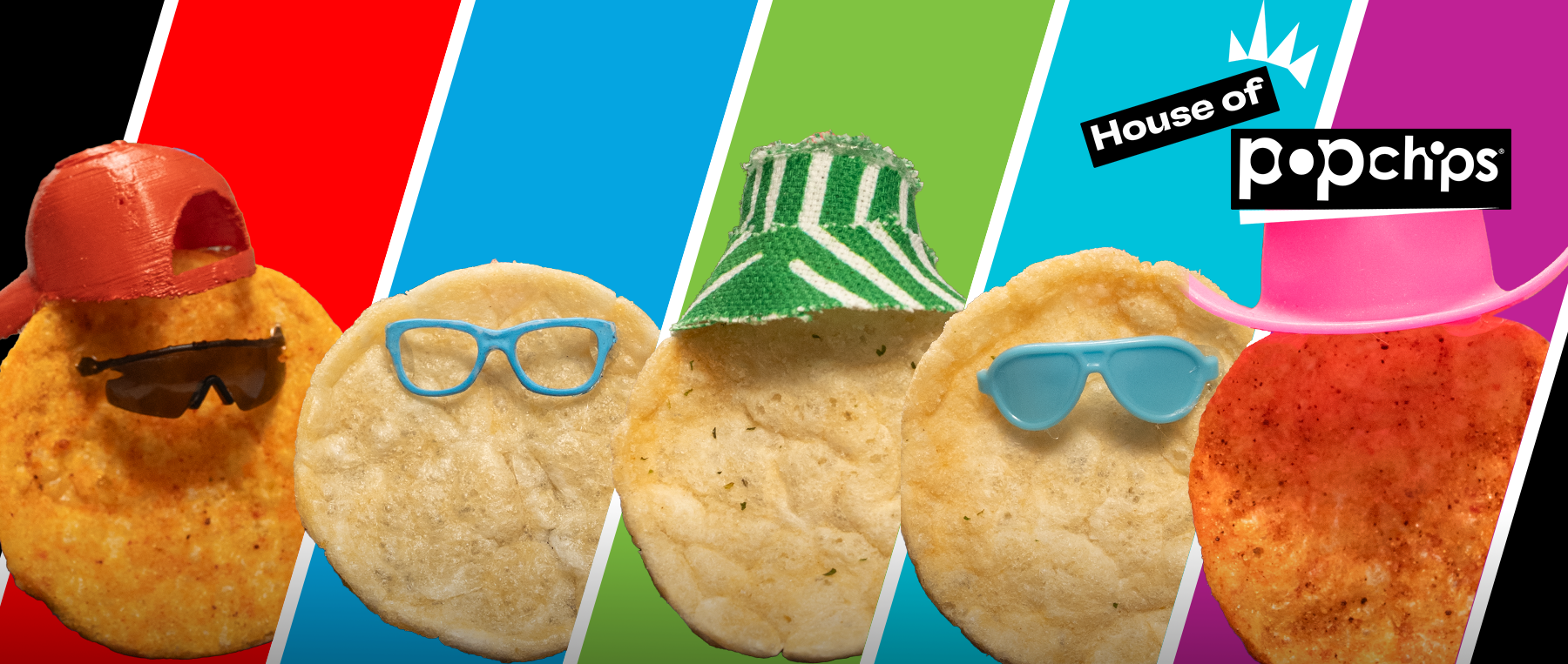  Created a six-part series called  House of Popchips , inspired by the irresistible pull of reality TV. A character for each flavor of Popchips. 