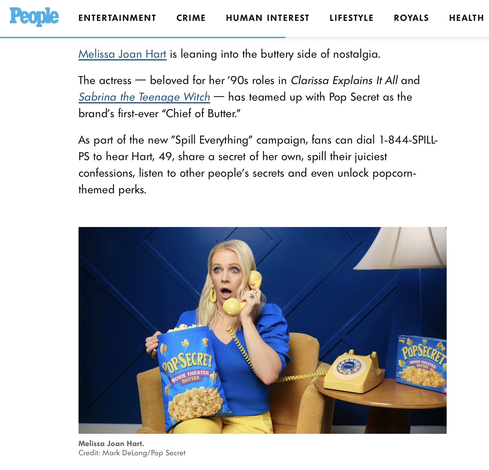  Work landed in People magazine 
